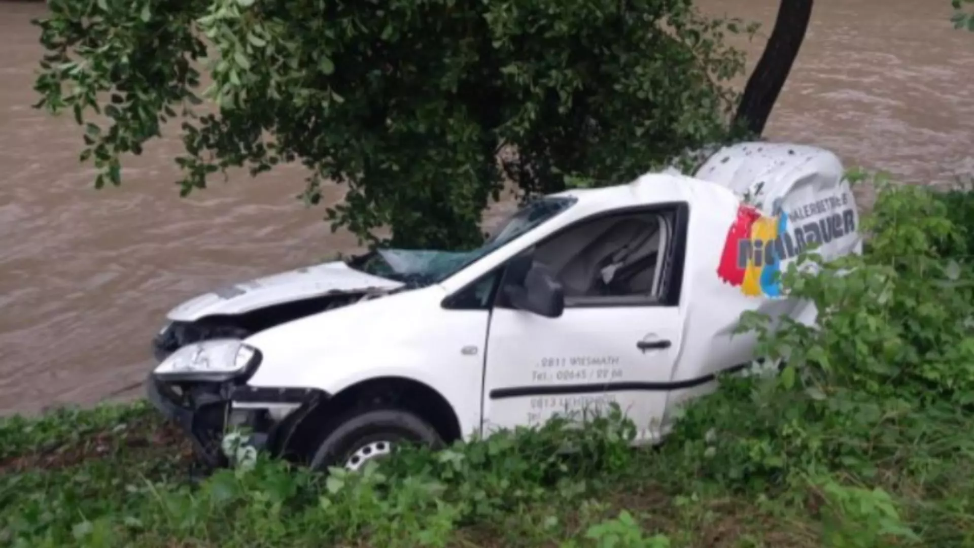 Accident Bistrța-Năsăud / Captură foto