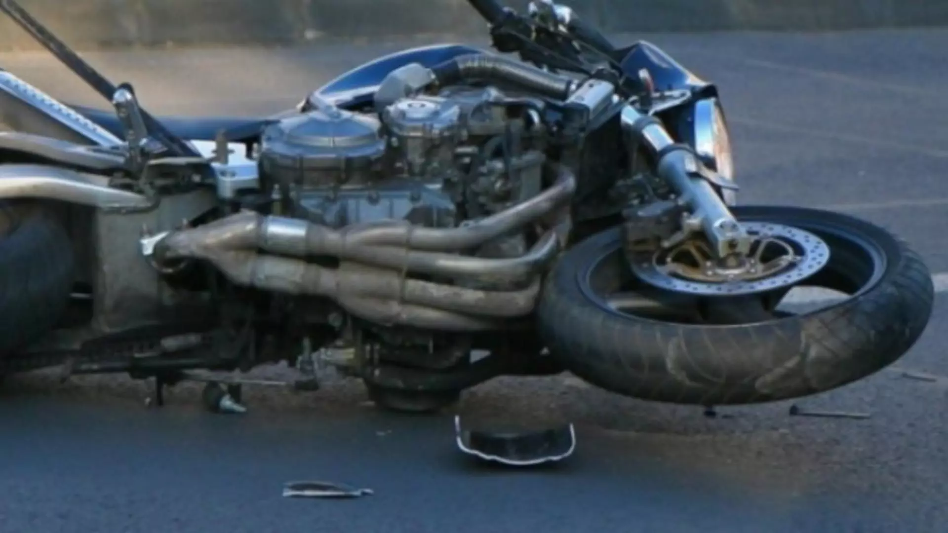 Motocicletă accidentată (arhivă)