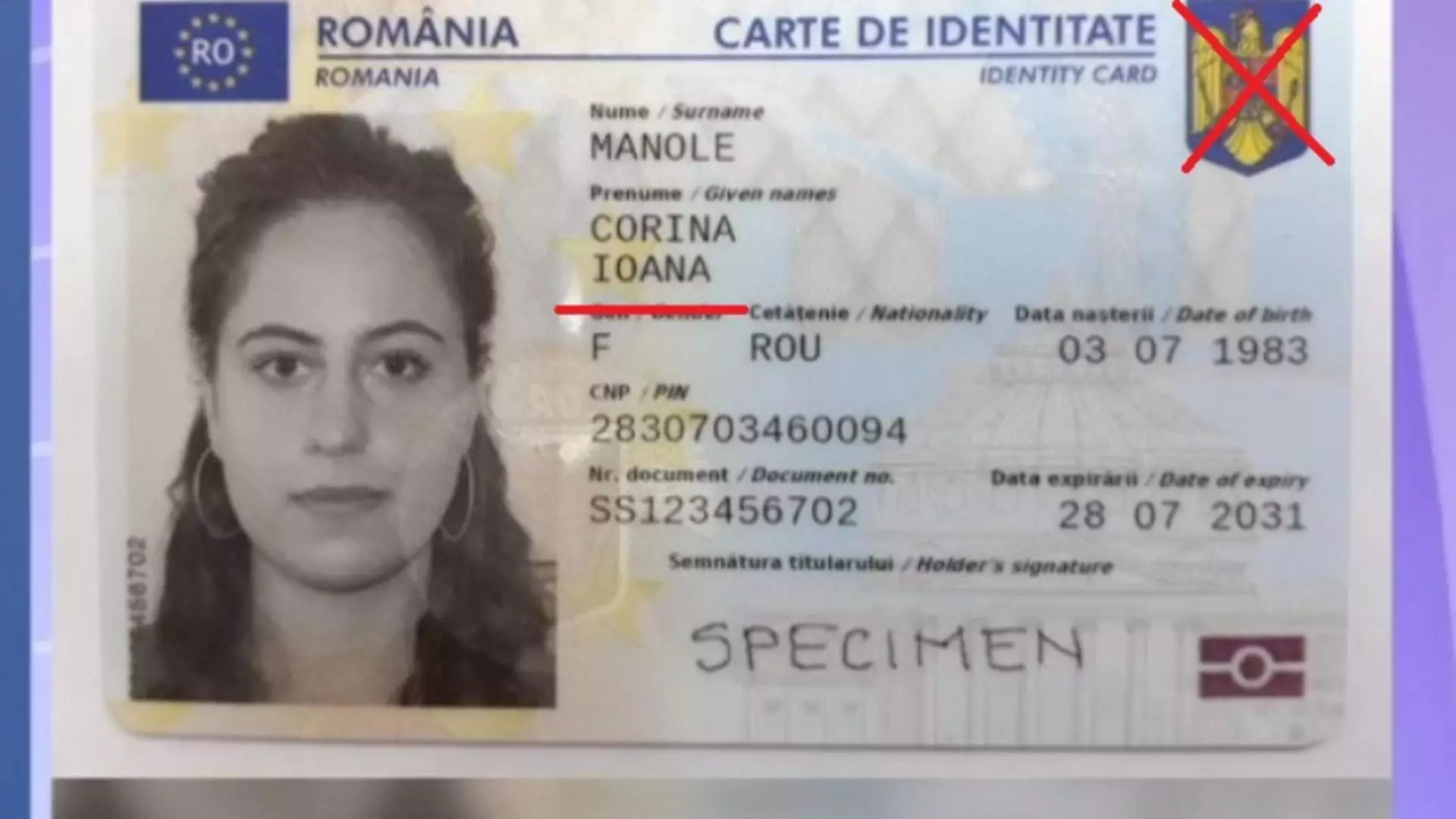 Noile cărți de identitate, modificate