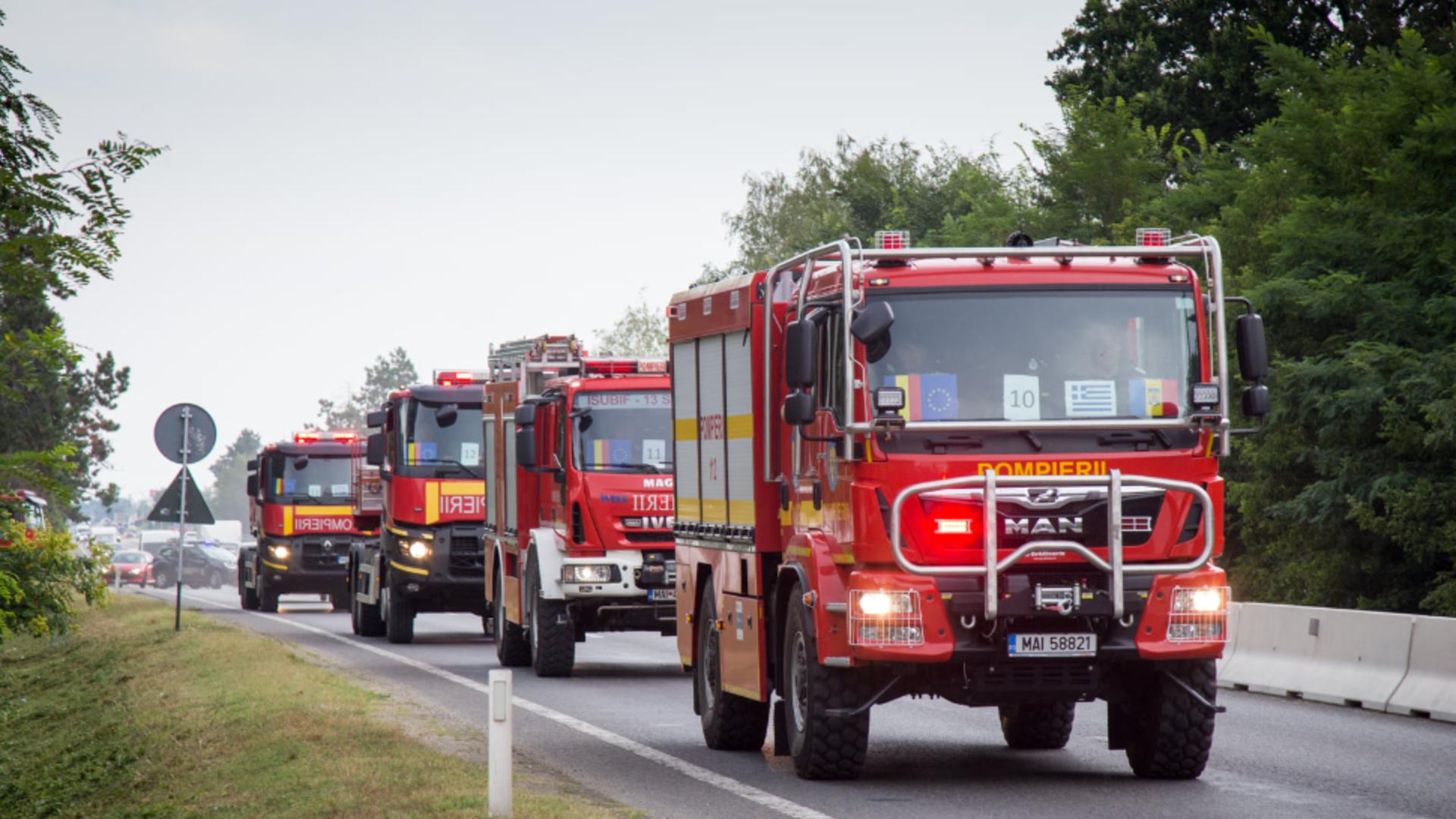 Pompierii români au plecat în Grecia
