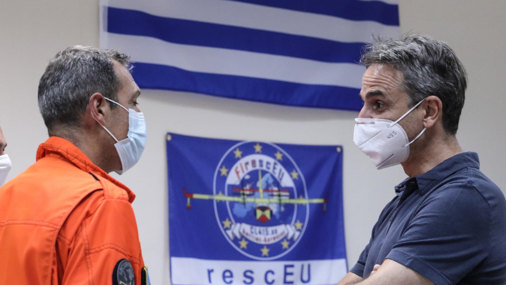 Premierul Kyriakos Mitsotakis, MULȚUMIRI României și celorlalte țări care ajută la stingerea incendiilor
