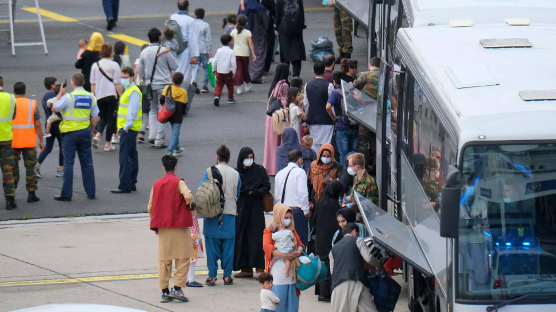 Refugiați din Afganistan, în Belgia / Foto: ProfiMedia / Europe News