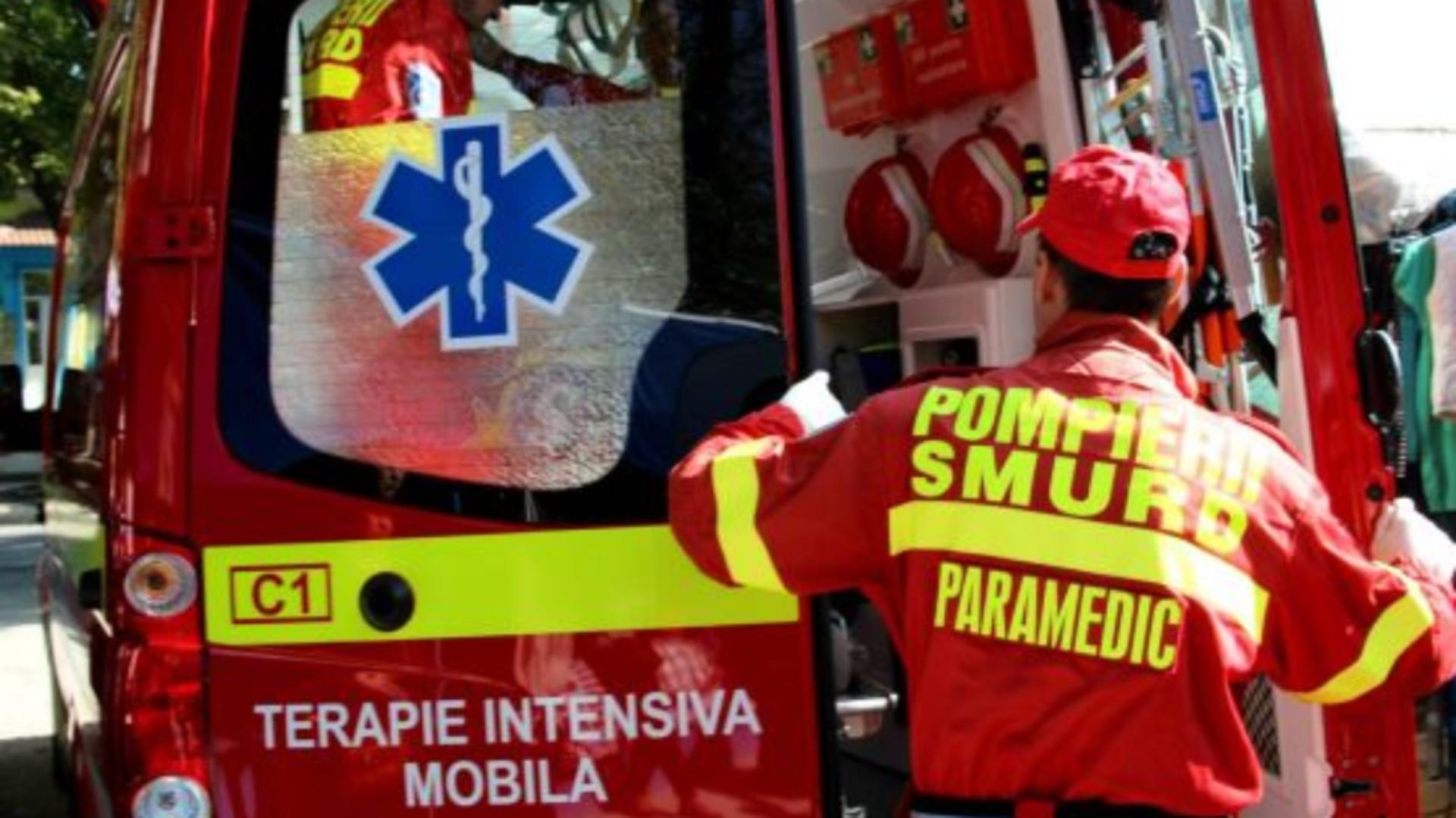 Accident ambulanță SMURD