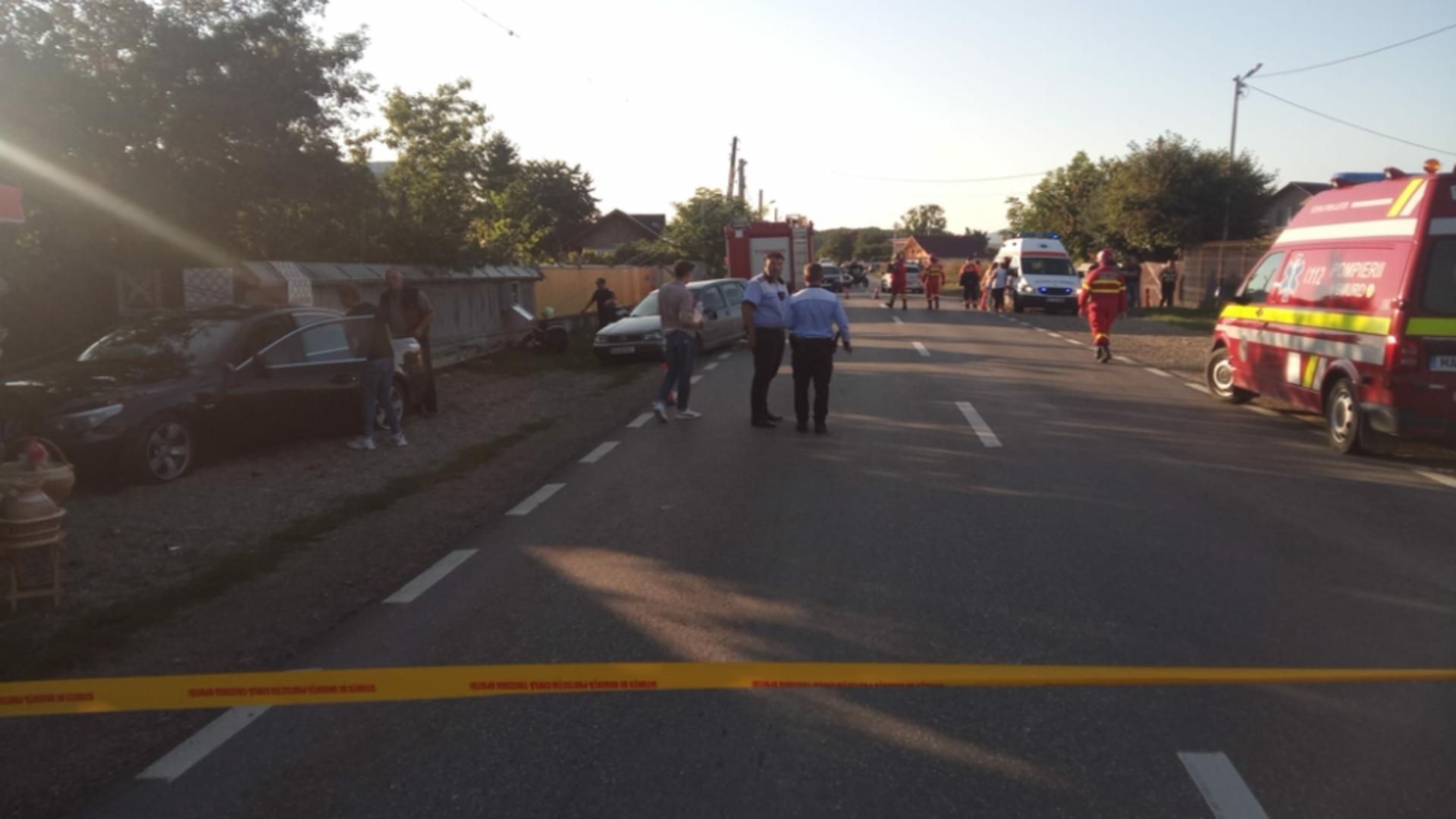 Accident județul Neamț, trafic blocat