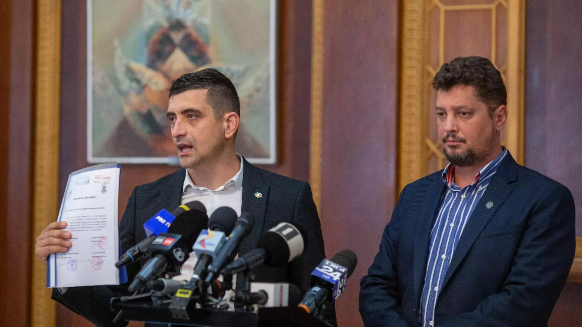 AUR cere grupurilor parlamentare să dezbată moțiunea de cenzură / Foto: Inquam Photos