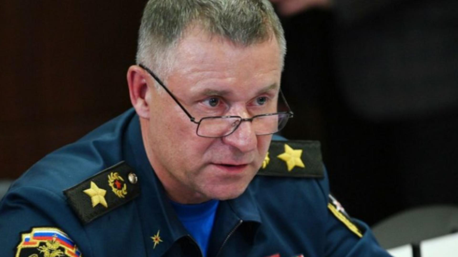 Evgheni Zinitcev, ministru rus pentru Situații de Urgență / Captură foto 