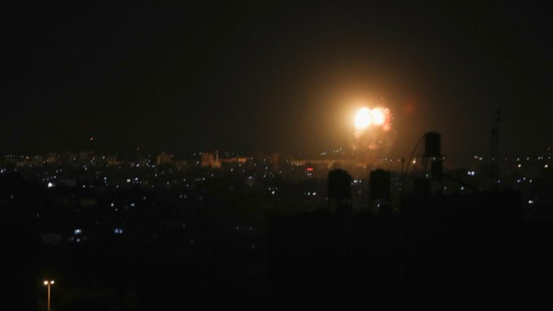 Atac al Israelului în Fâșia Gaza Foto: Twitter.com