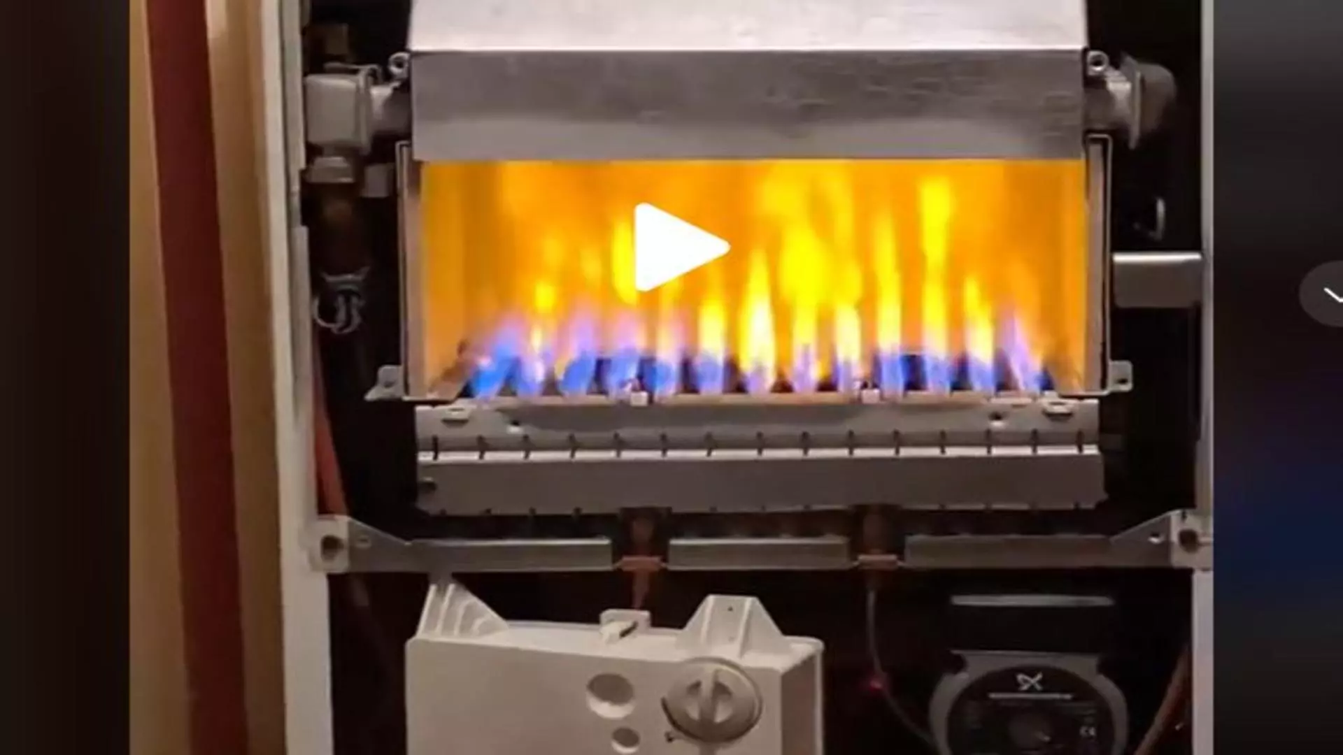 Interior centrala pe gaz