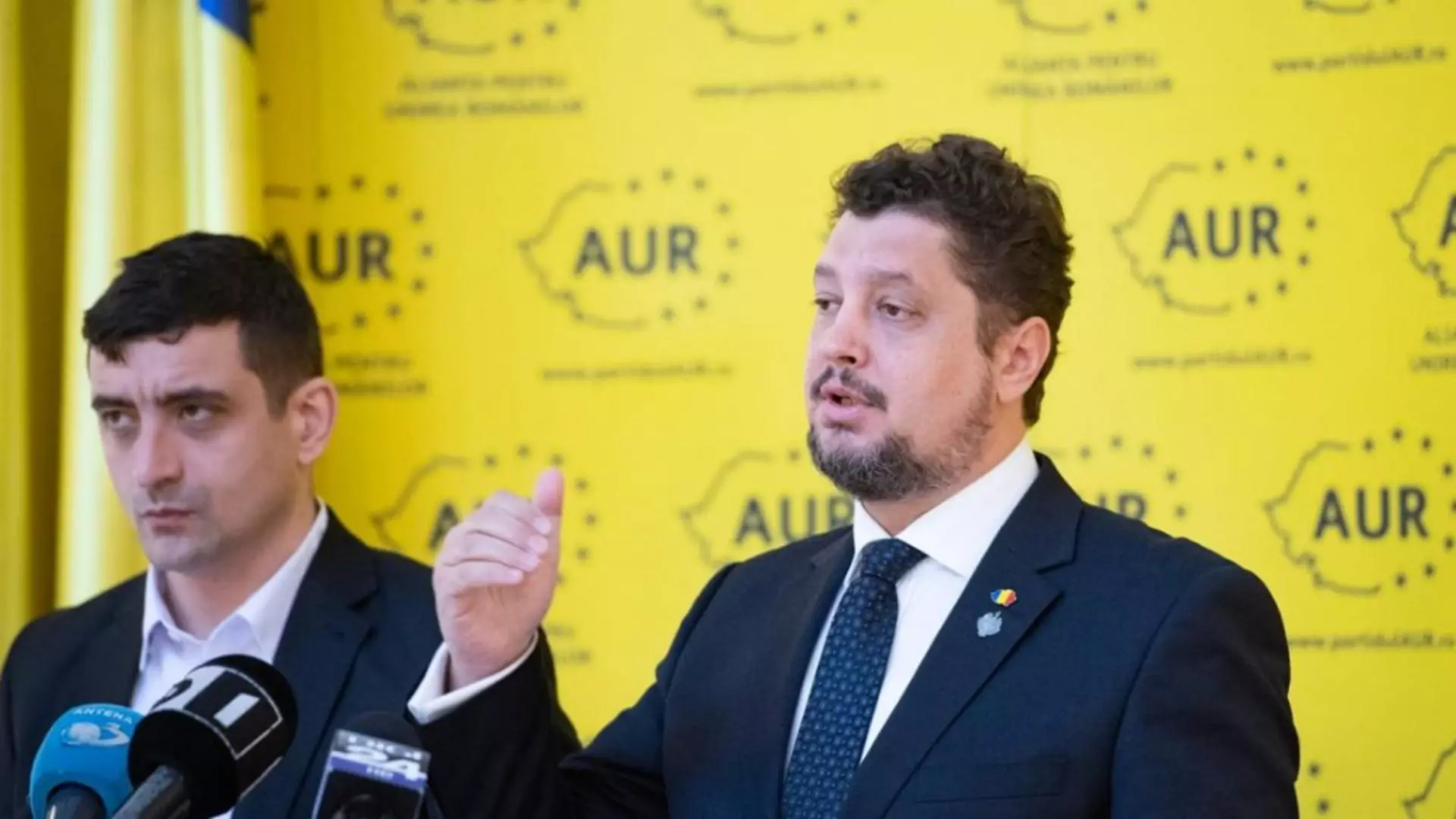 George Simion și Claudiu Târziu