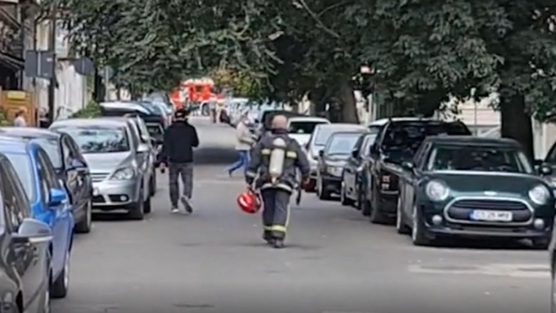 Intervenție pompieri Constanța. Foto: captură Realitatea Plus