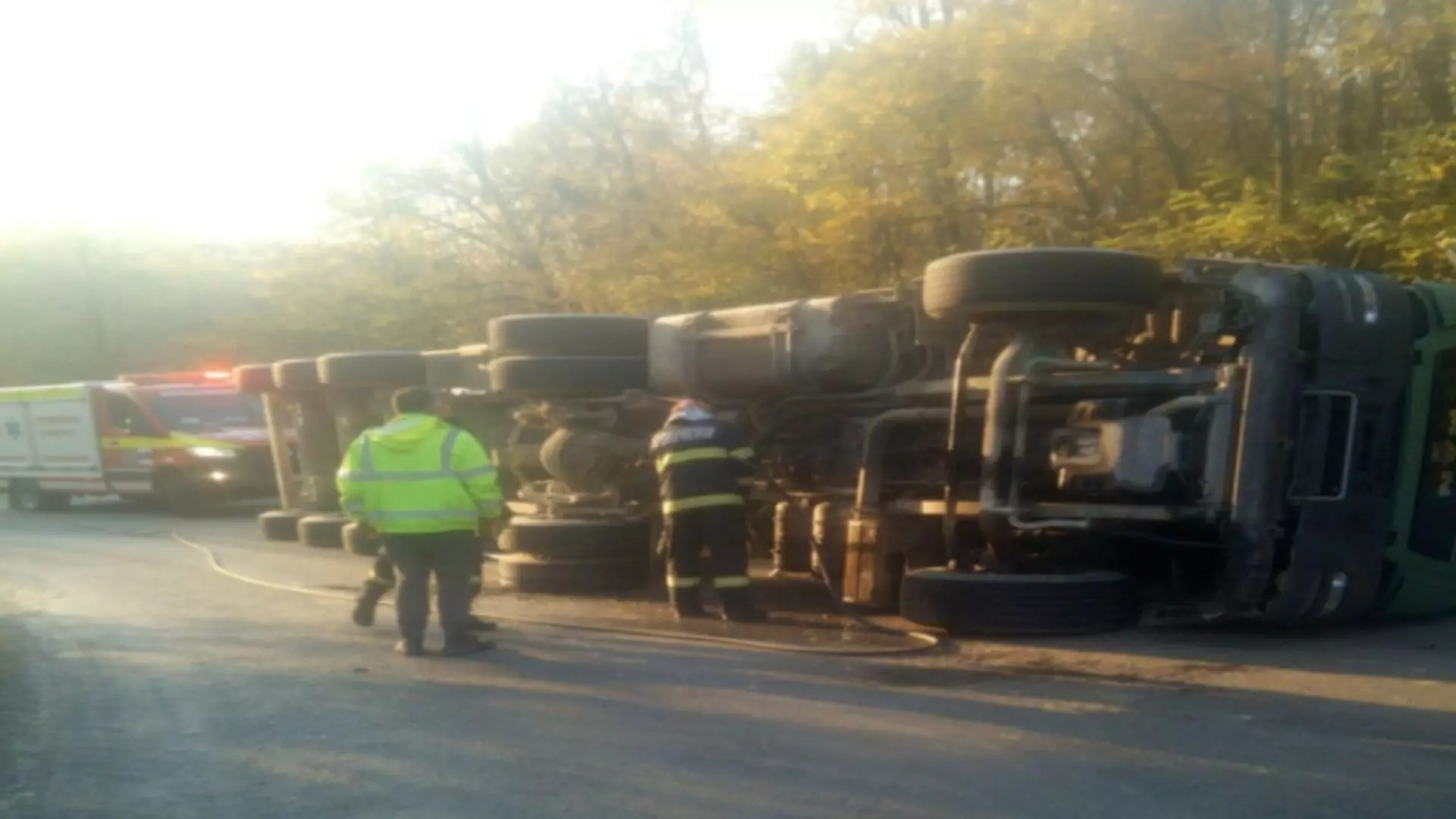 Tir răsturnat jud. Constanța