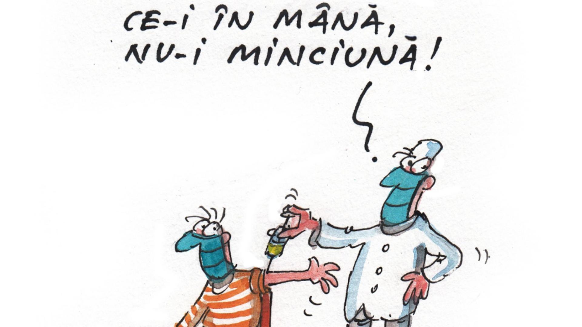 Caricatură pe pagina de Facebook a Comisiei Europene în România / Costel Pătrășcan