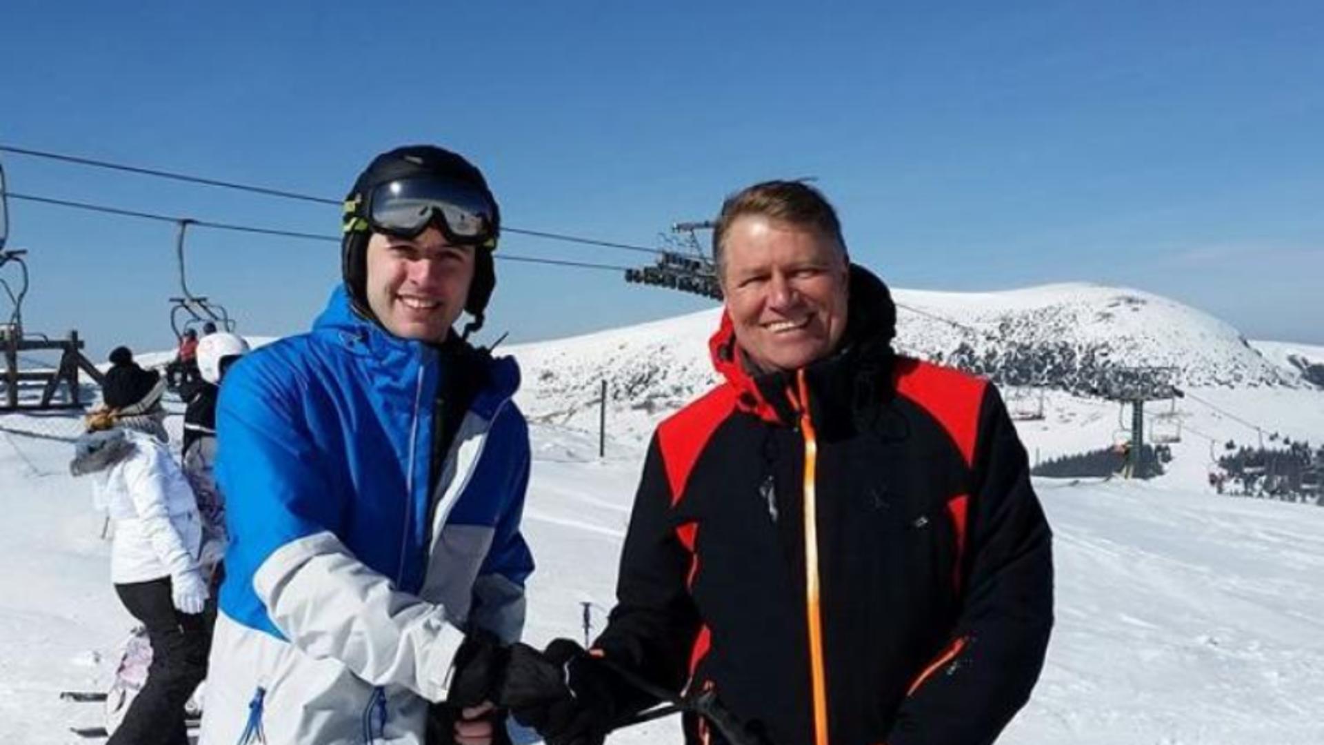 Klaus Iohannis la schi, în România (2019)