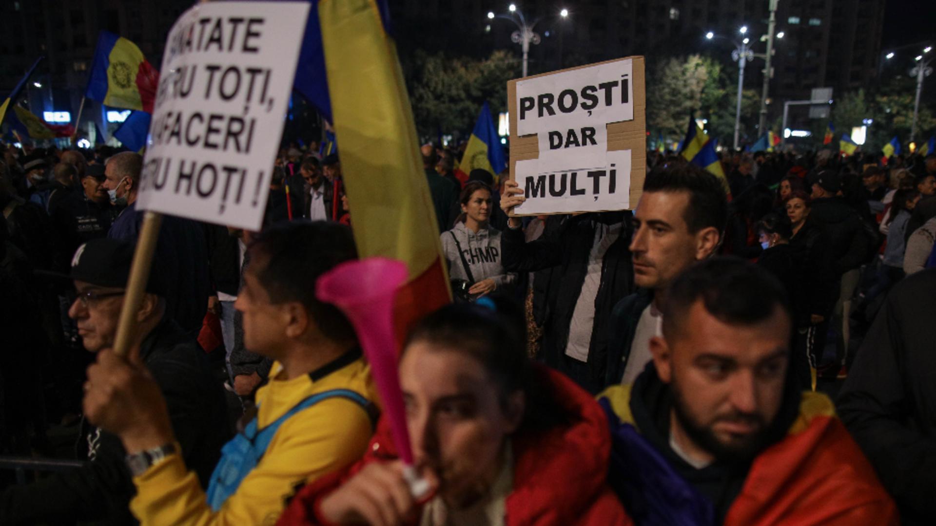 Proteste în București. Foto: Inquam Photos / Octav Ganea