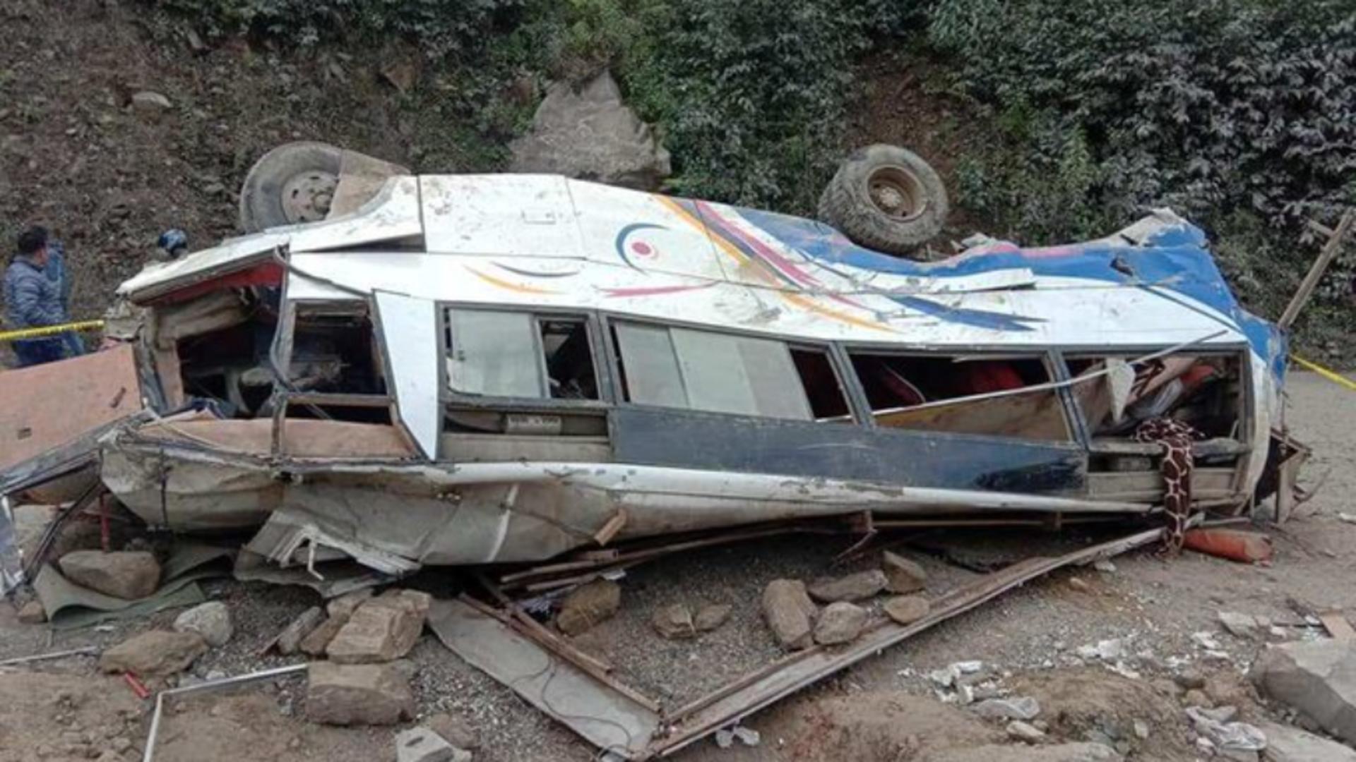 Accident grav în Nepal. Foto: Twitter (niteshgoe)