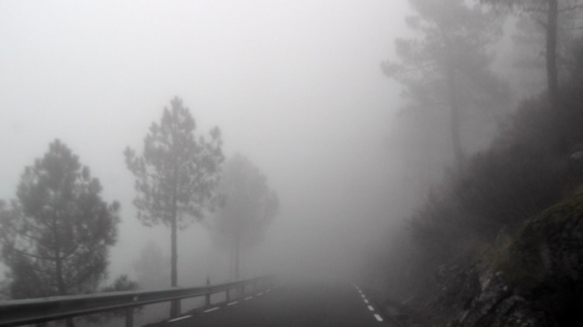Cod galben de ceaţă densă în mai multe localităţi din 4 judeţe – Șoferii trebuie să circule cu prudență