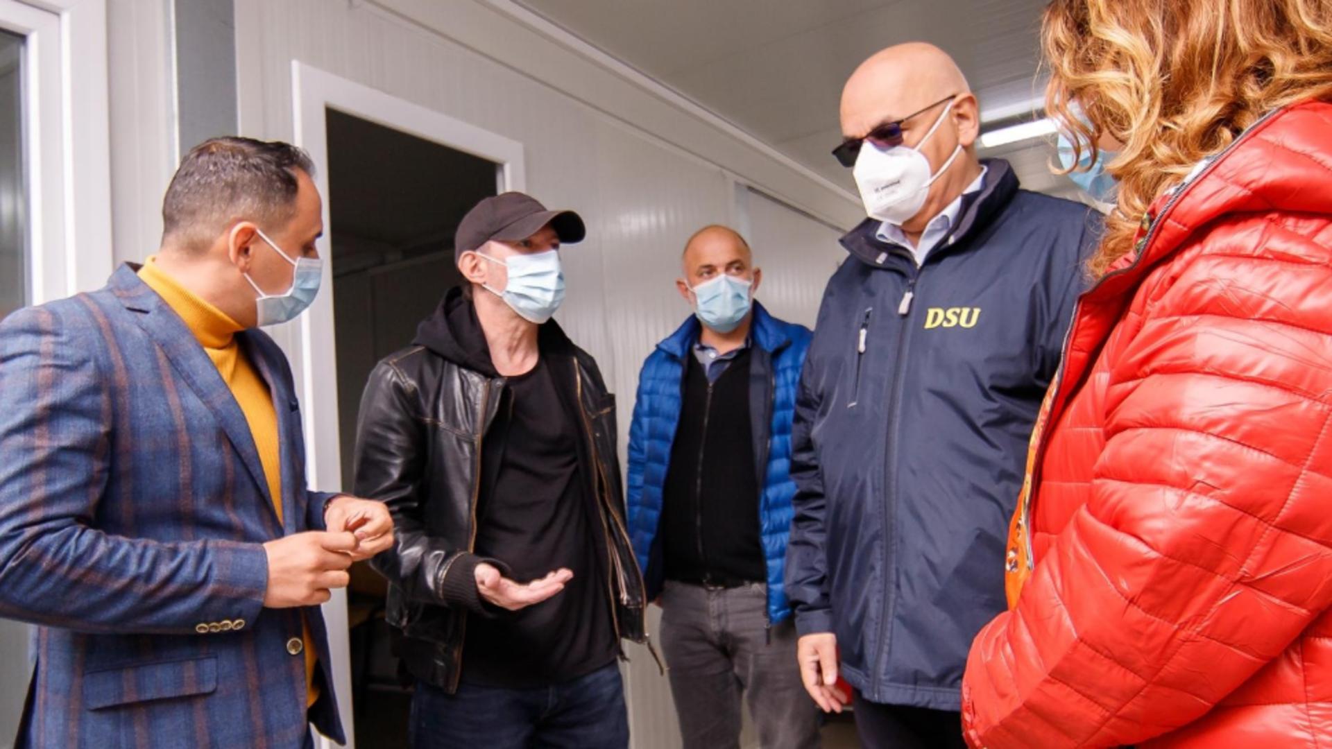 Premierul Cîțu a vizitat spitalul modular de la Pipera. Foto/Guvern
