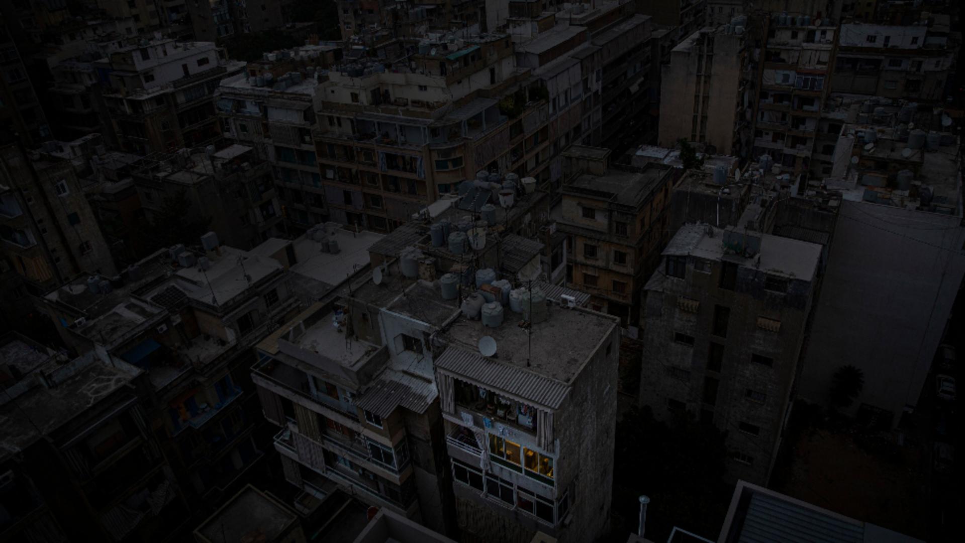 Criză energetică în Liban. Țara a fost lăsată în beznă. Foto/Profimedia