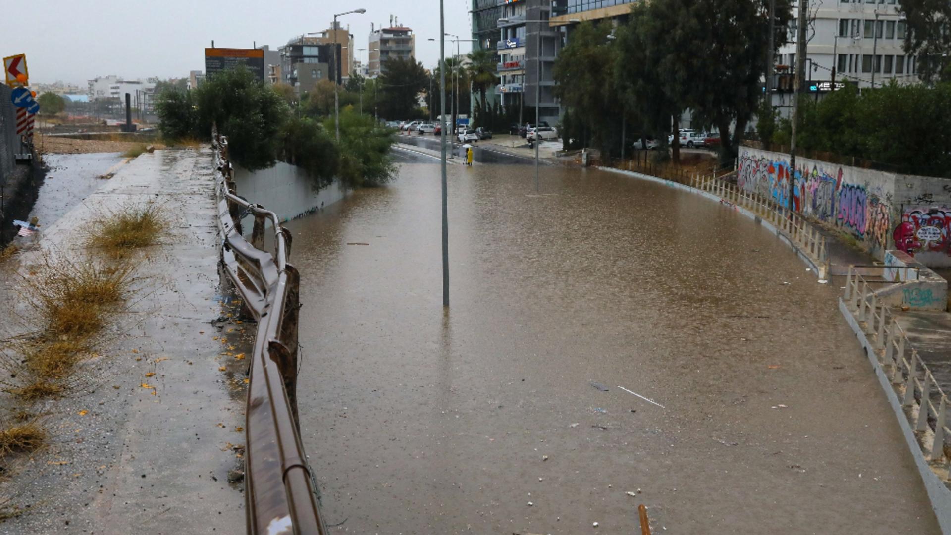 Ploi masive în Grecia. Sursa Foto: Profi Media