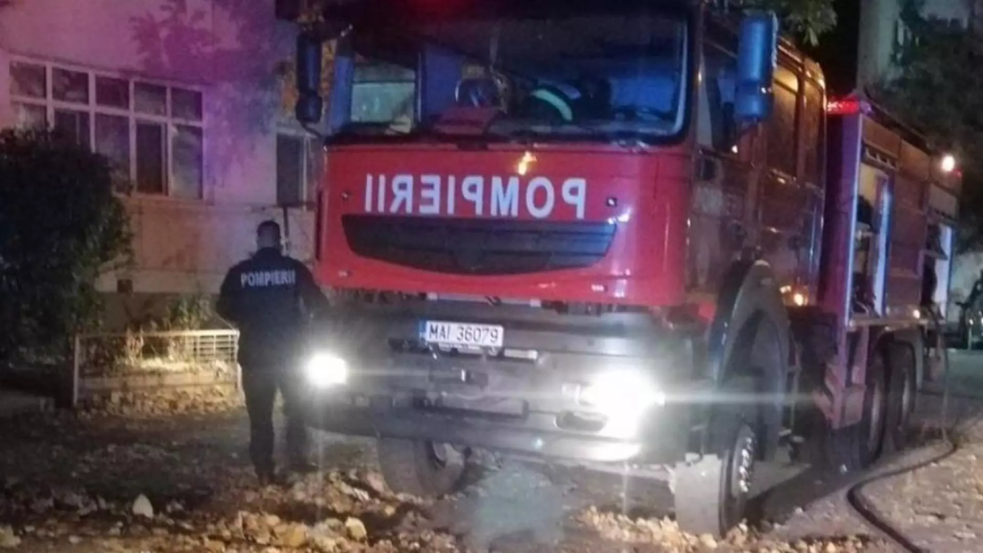 Incendiu la spital