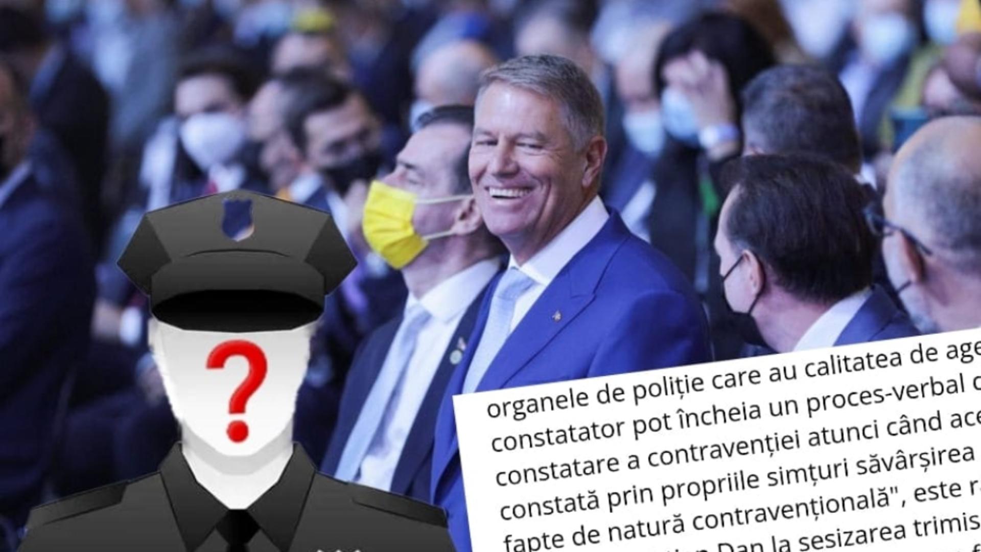 Sindicatul Europol caută poliţist care să îl sancţioneze pe Iohannis