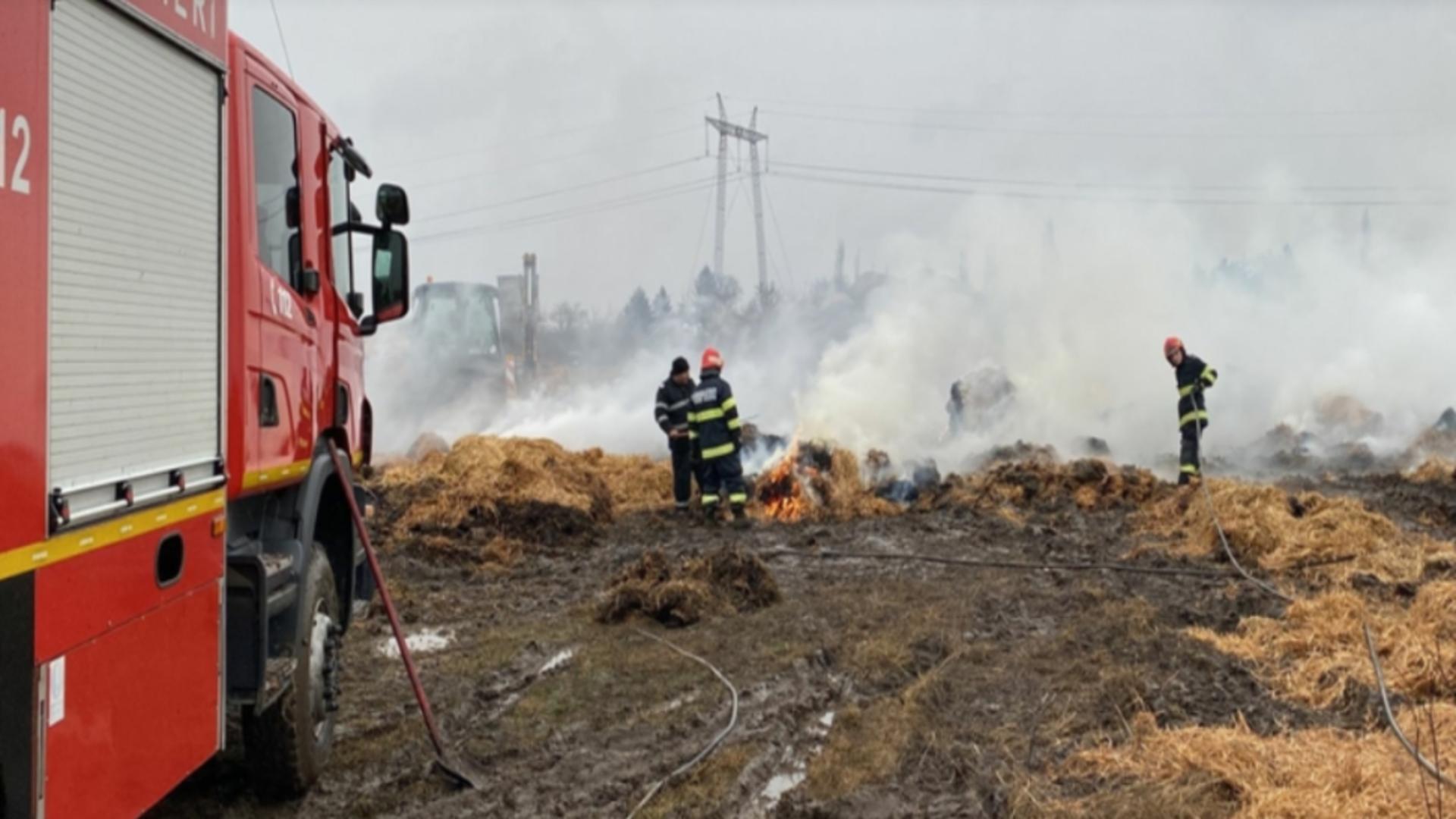 Incendiu în localitatea Horia, comuna Axintele din județul Ialomița