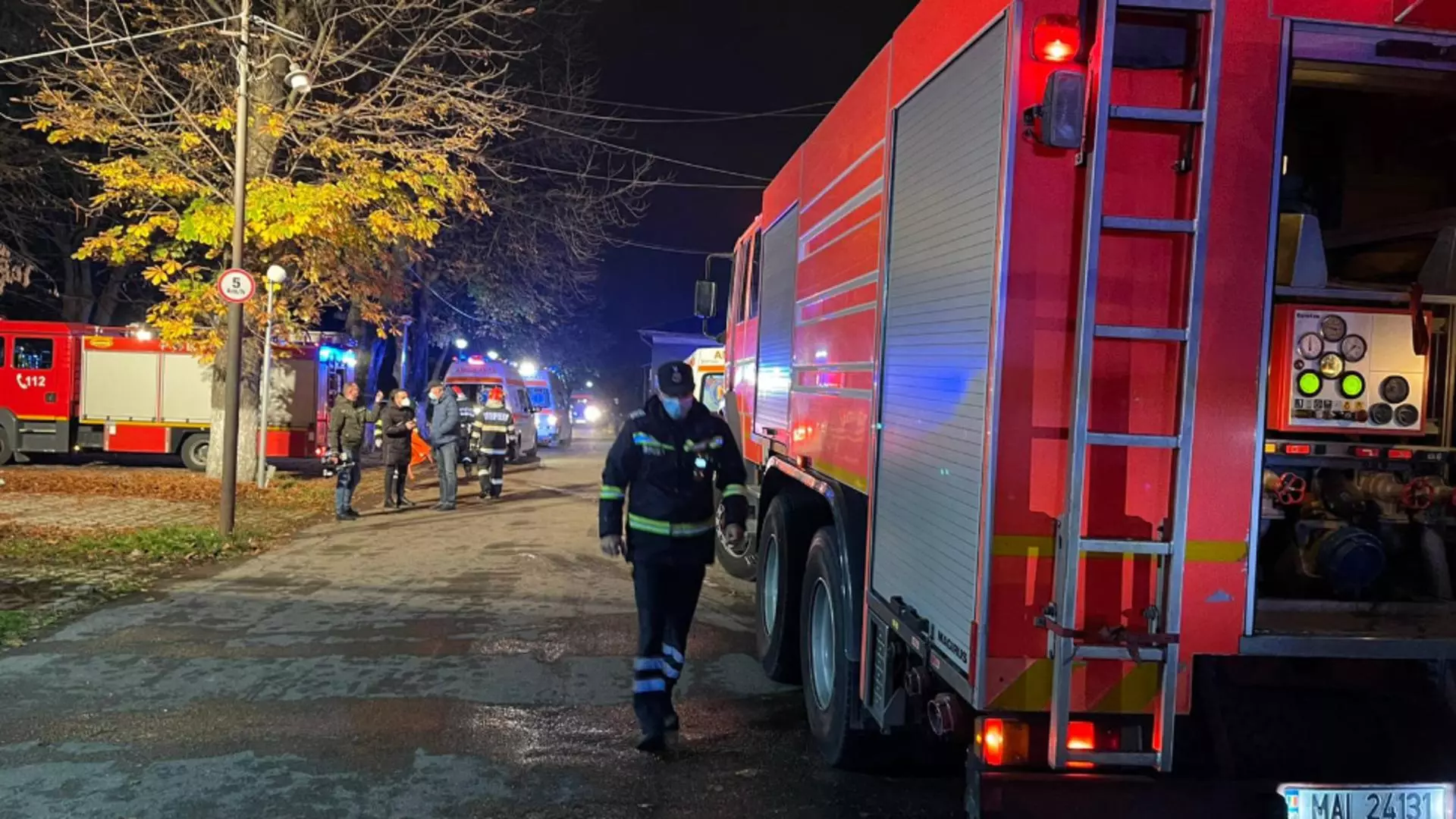 Incendiu la Spitalul COVID Movila