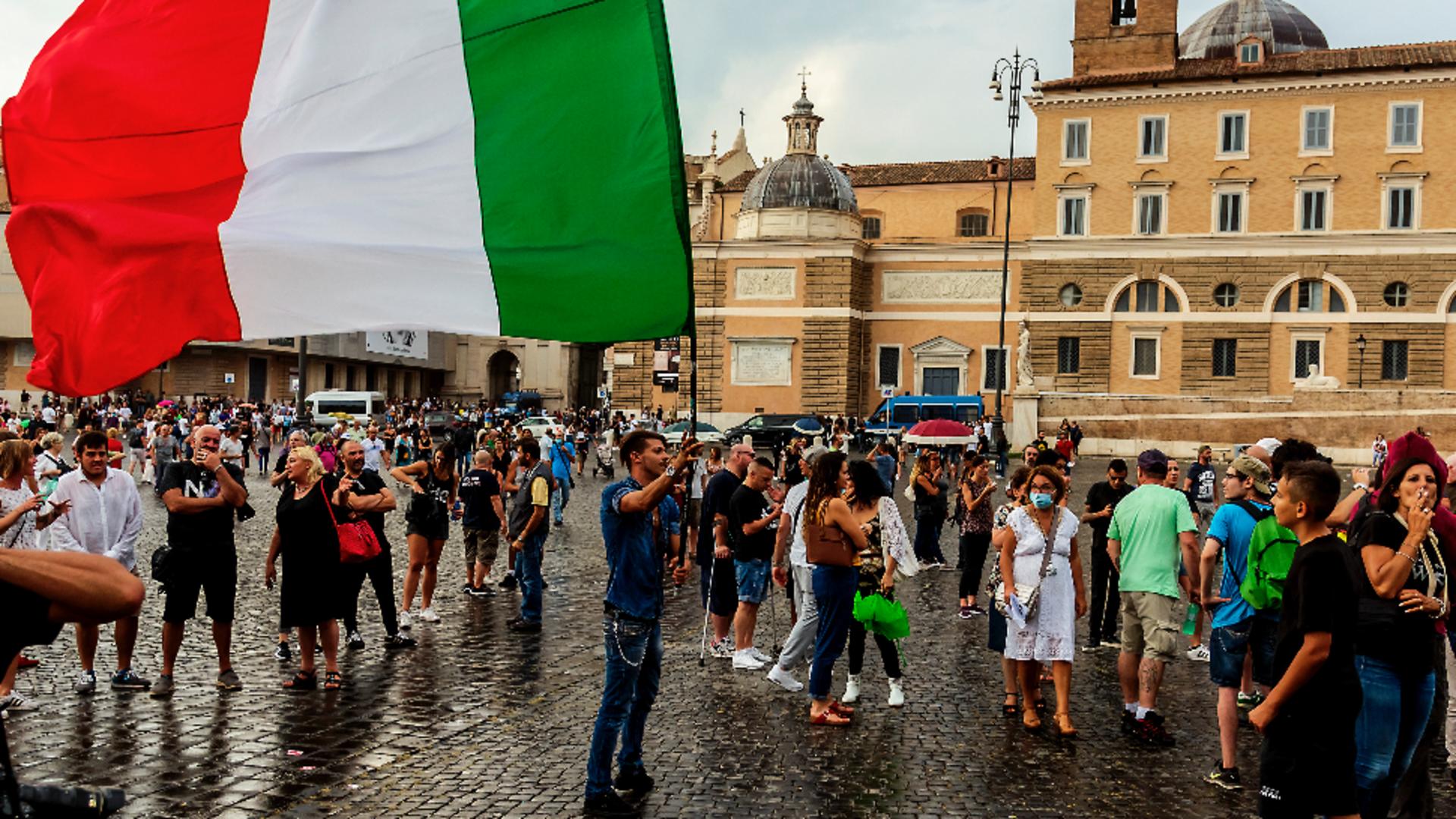 Protest Italia FOTO: Profimedia images