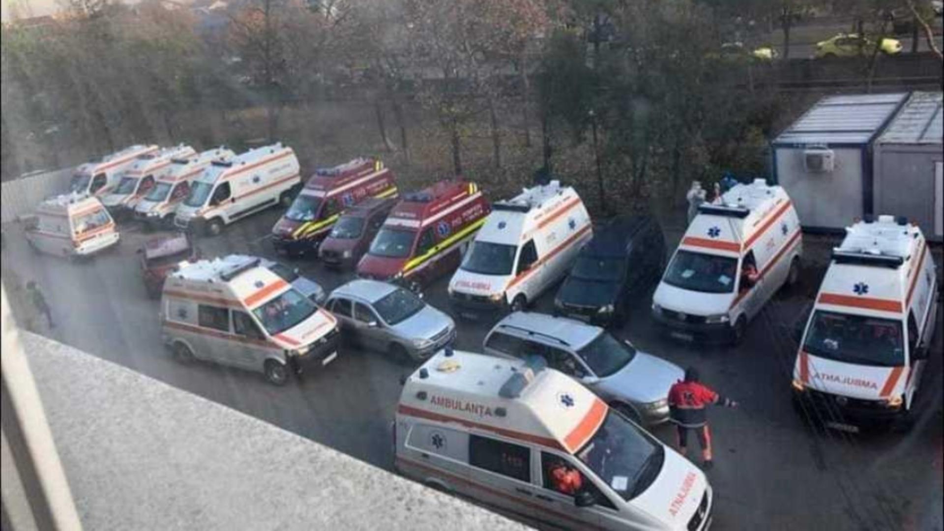 Imagini dramatice la Spitalul Județean Buzău