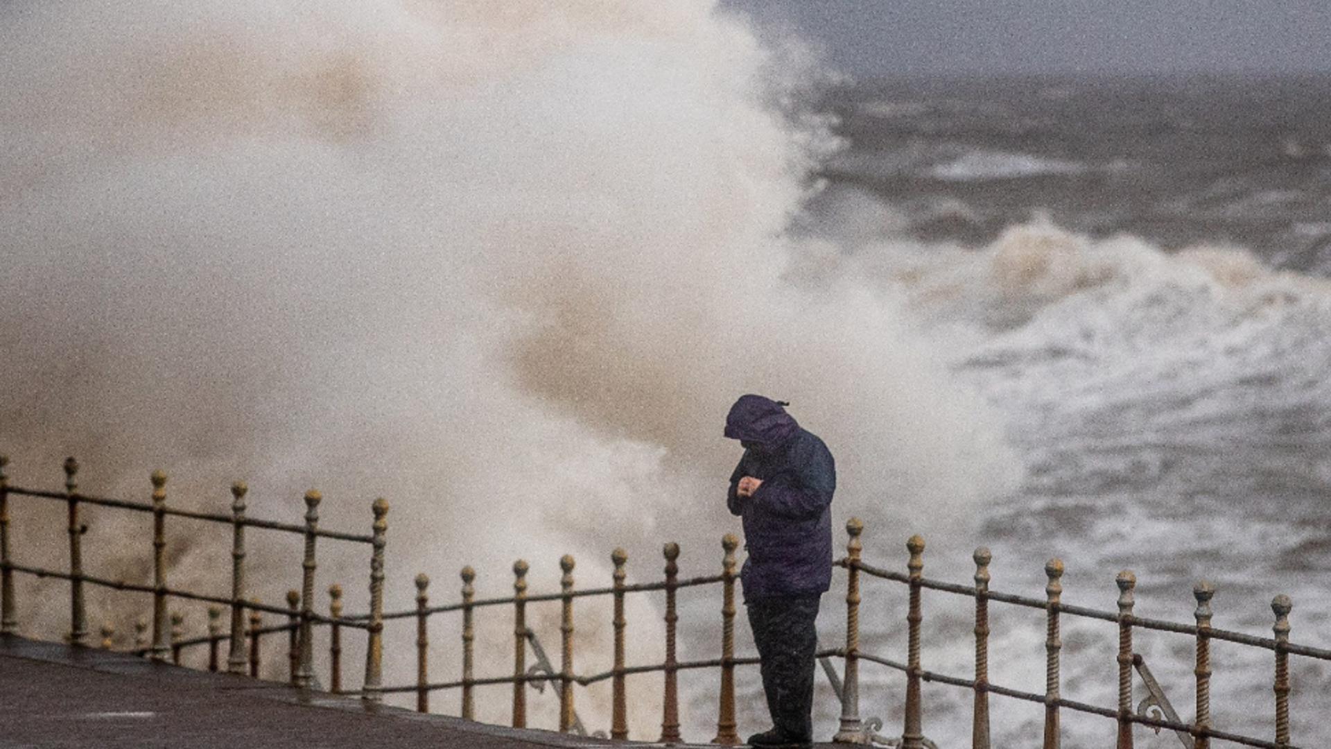 Furtuna puternica în Marea Britanie FOTO: Telegraph.co.uk