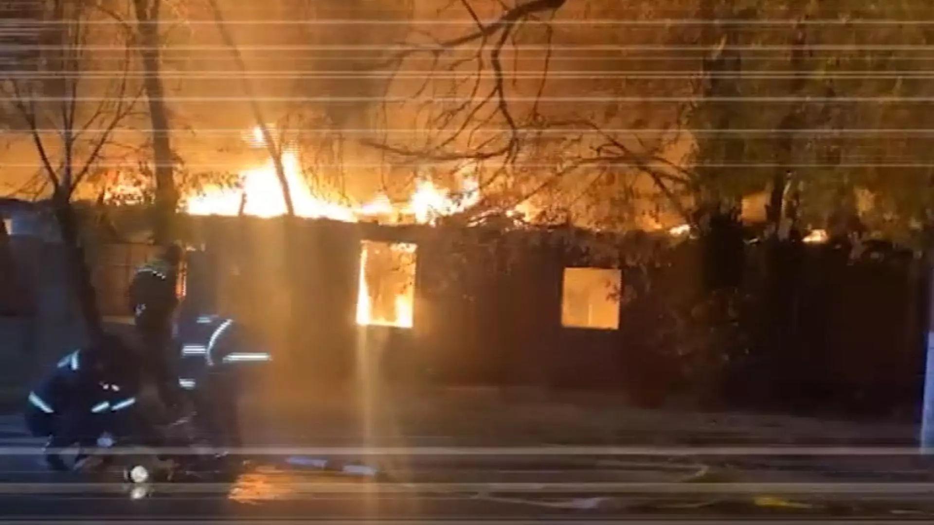 Incendiu clădire locuințe sociale Eforie Nord