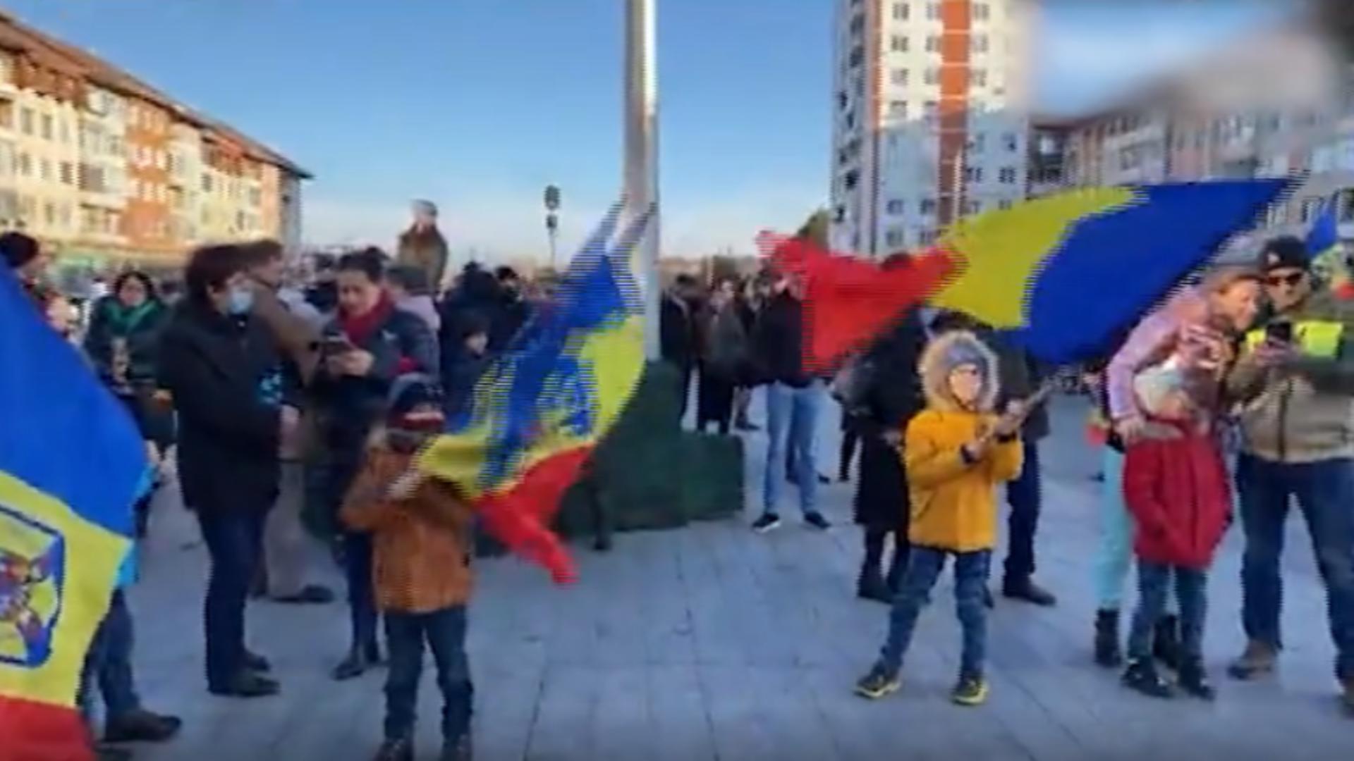 Protest Suceava/ Captură video