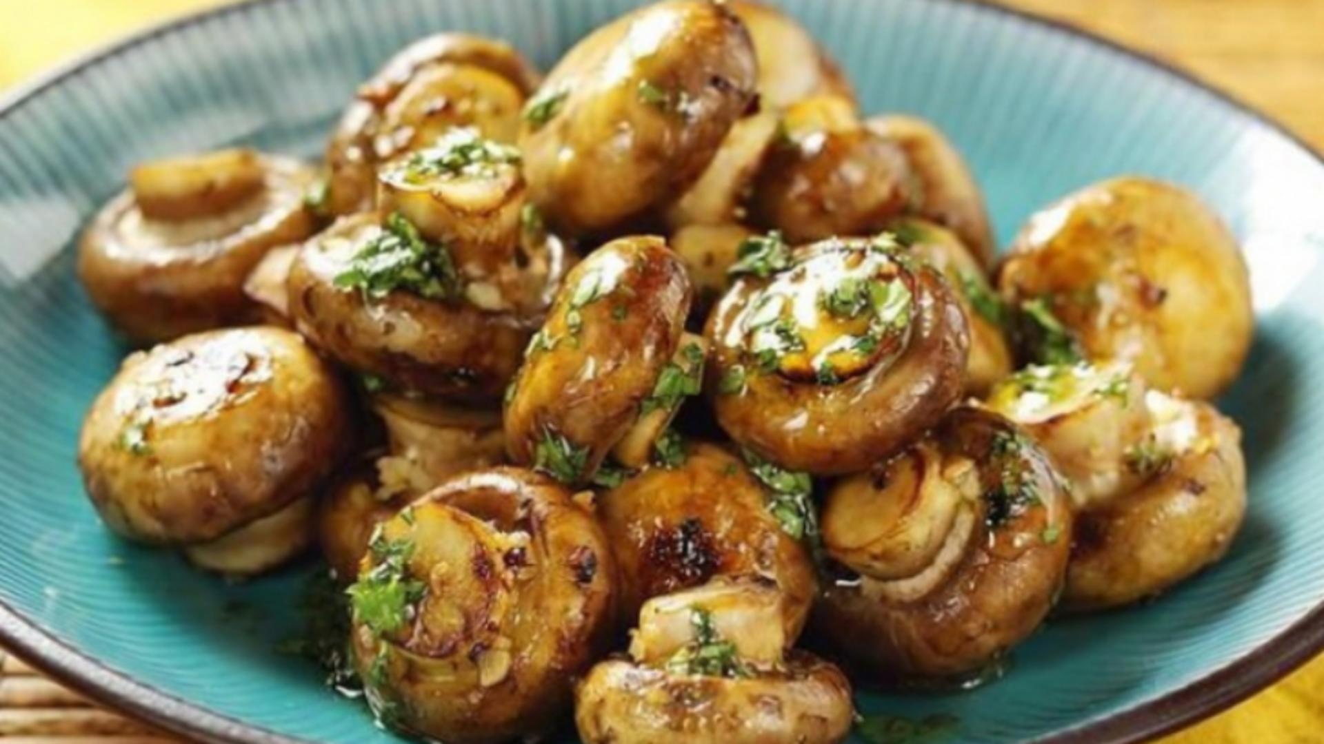 Așa faci cele mai bune ciuperci cu usturoi