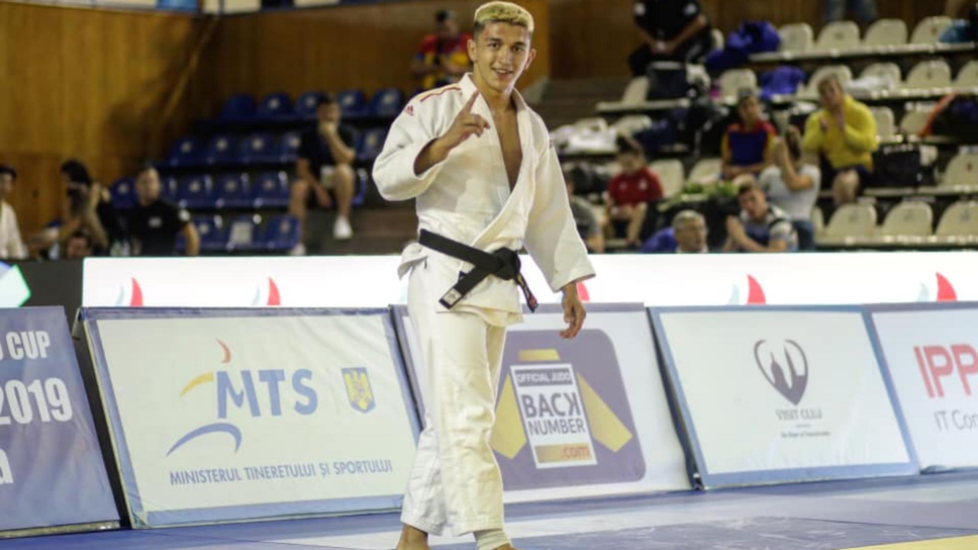 Laris Borș, campion campion european de tineret la judo. Foto/Laris Borș
