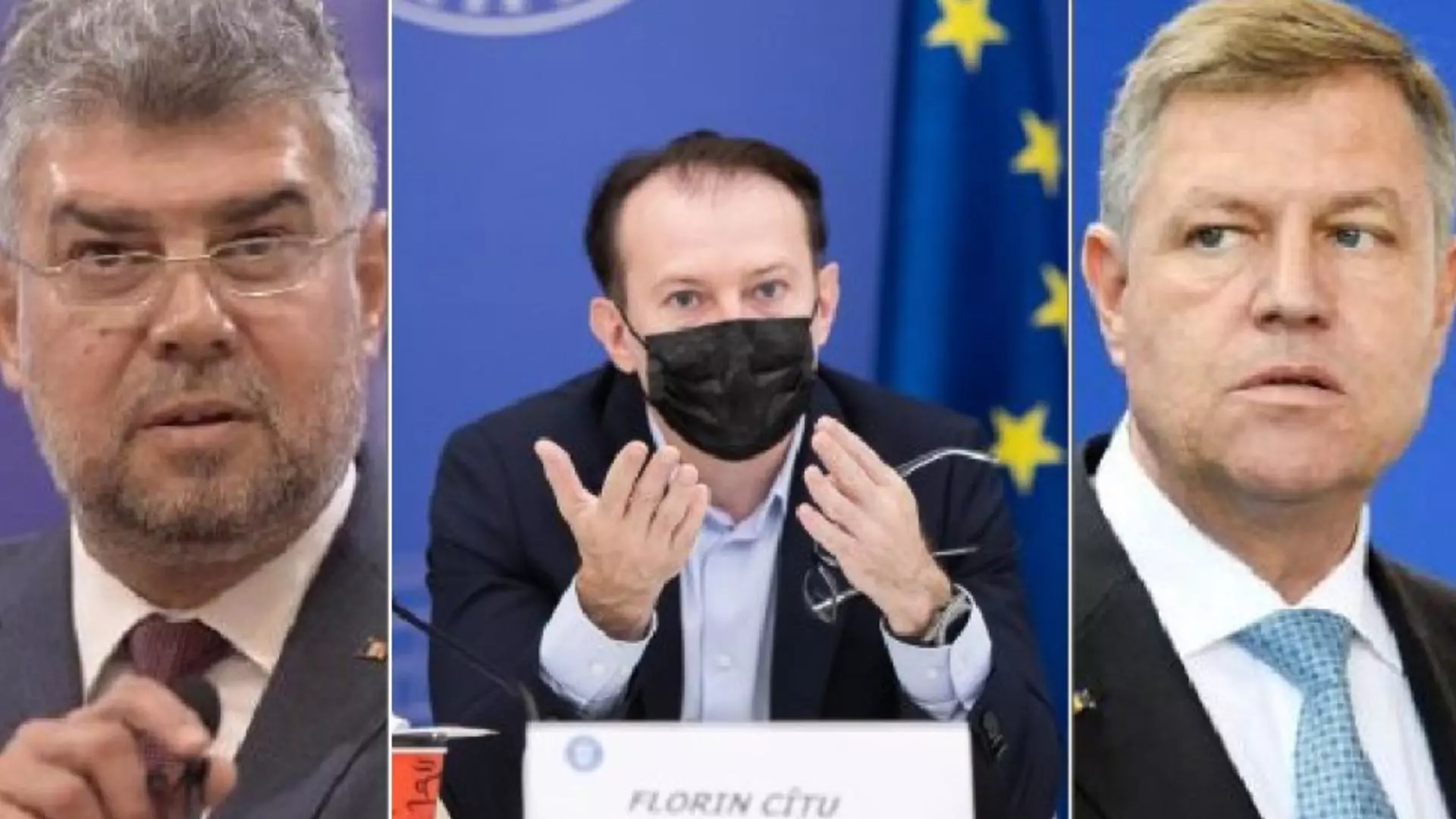 Marcel Ciolacu, Florin Cîțu, Klaus Iohannis