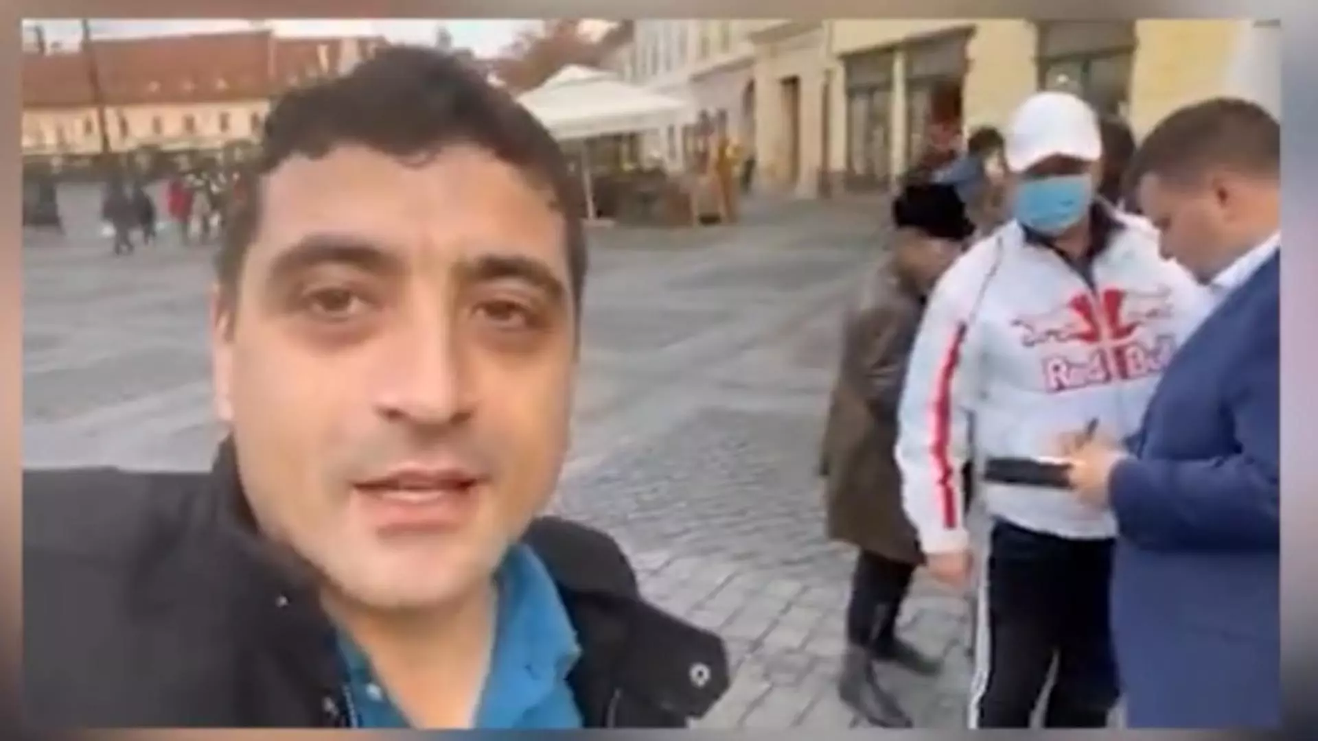 George Simion strânge semnaturi la Sibiu