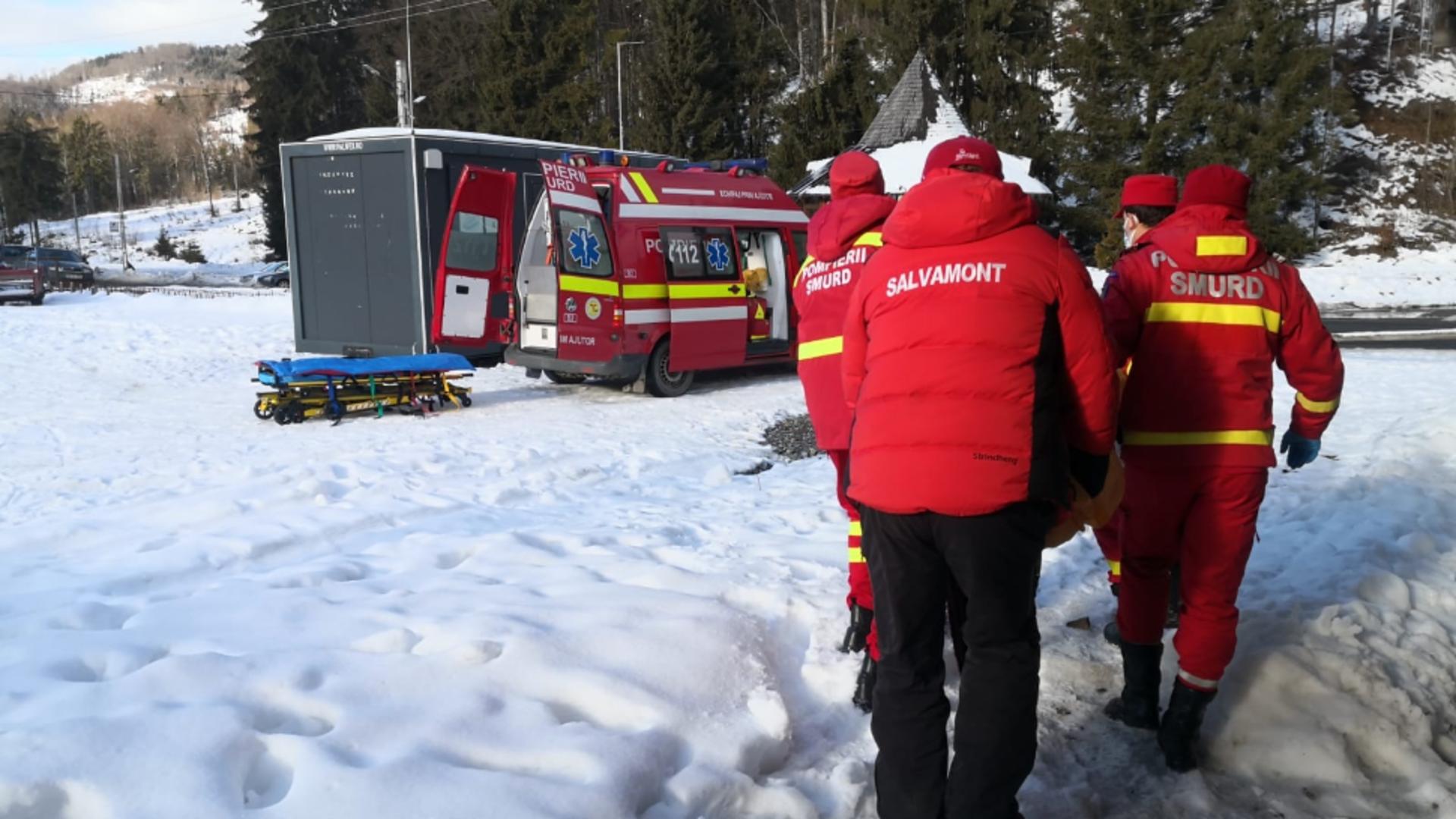 2 accidente de snowmobil, în Maramureş