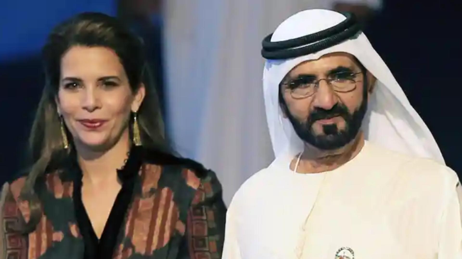 Șeicul Dubaiului si soția acestuia FOTO: Twitter 