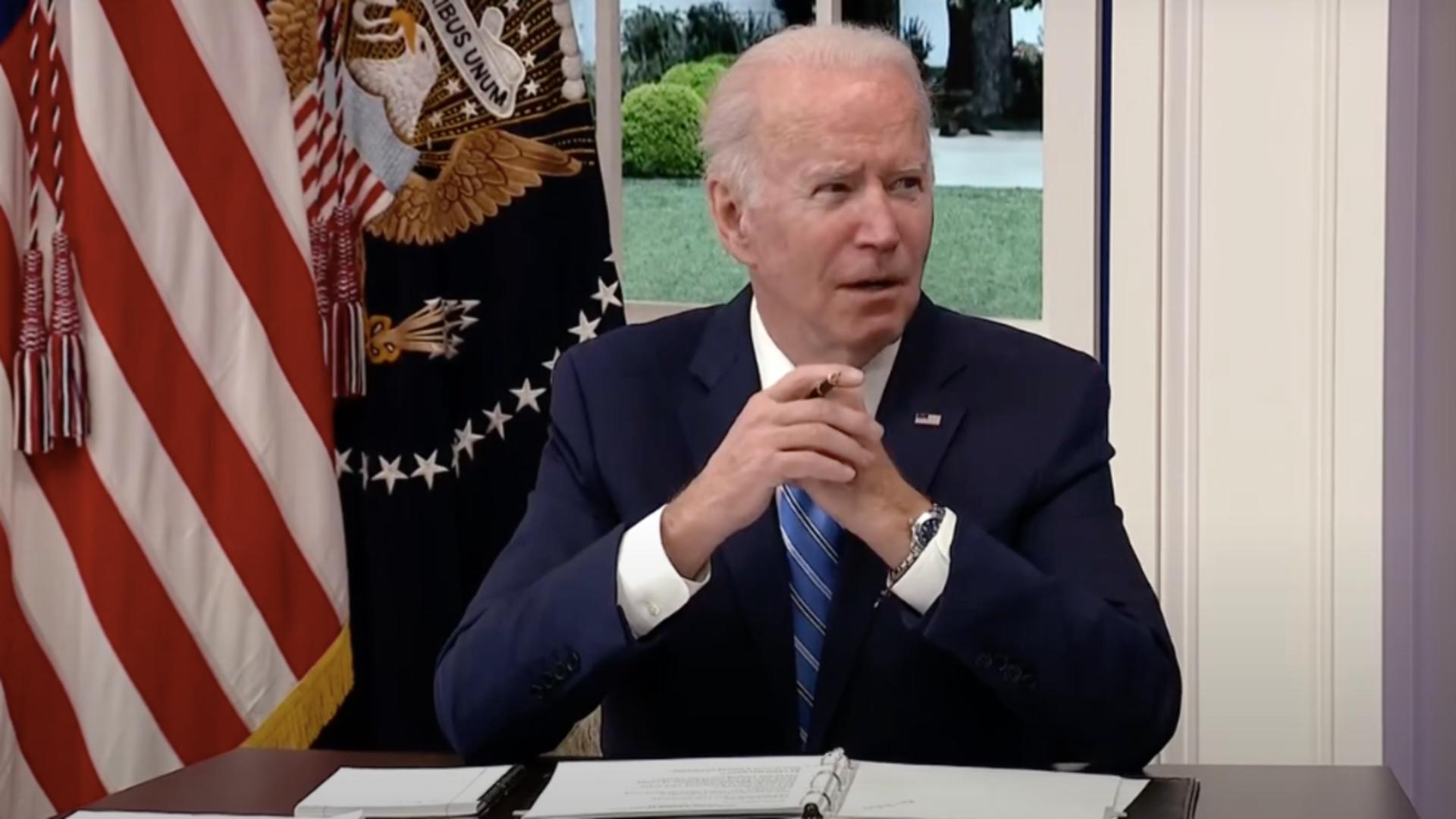 Joe Biden FOTO: Captura video