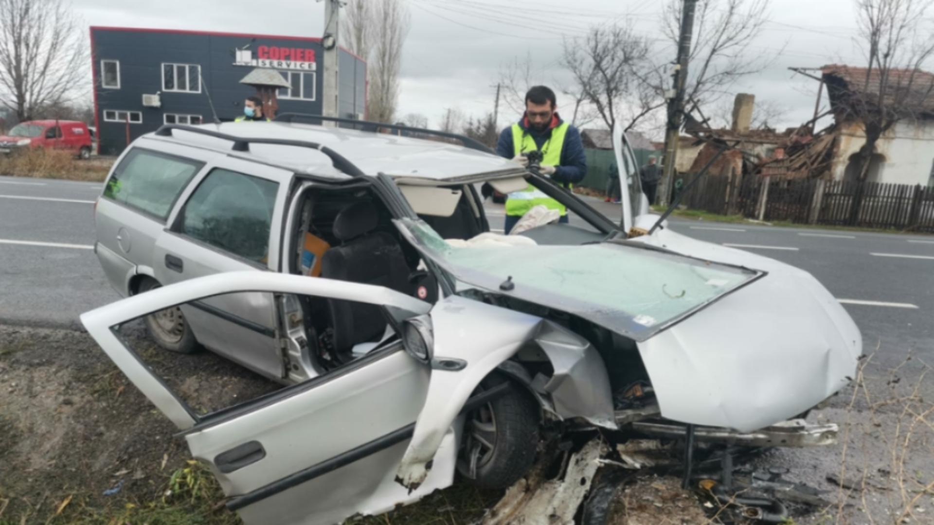 Accident DN2 E85, în localitatea Potârnichești