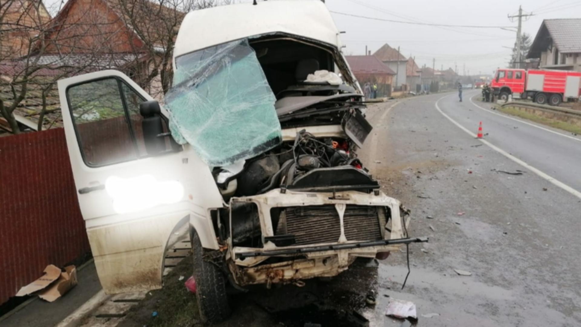 Accident pe DN1H în localitatea Pericei, judeţul Sălaj
