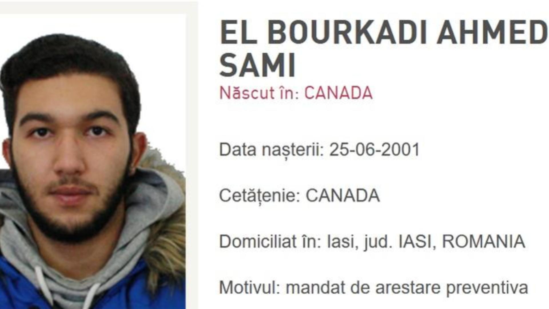 Principalul suspect al dublei crime de la Iași, dat în urmărire - bărbatul a fugit din țară