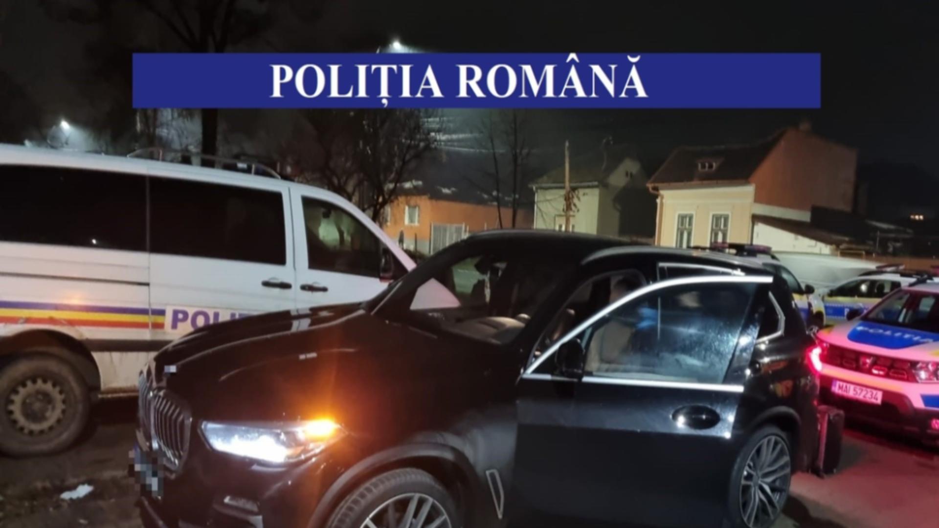 Bolidul furat FOTO: Poliția Română 