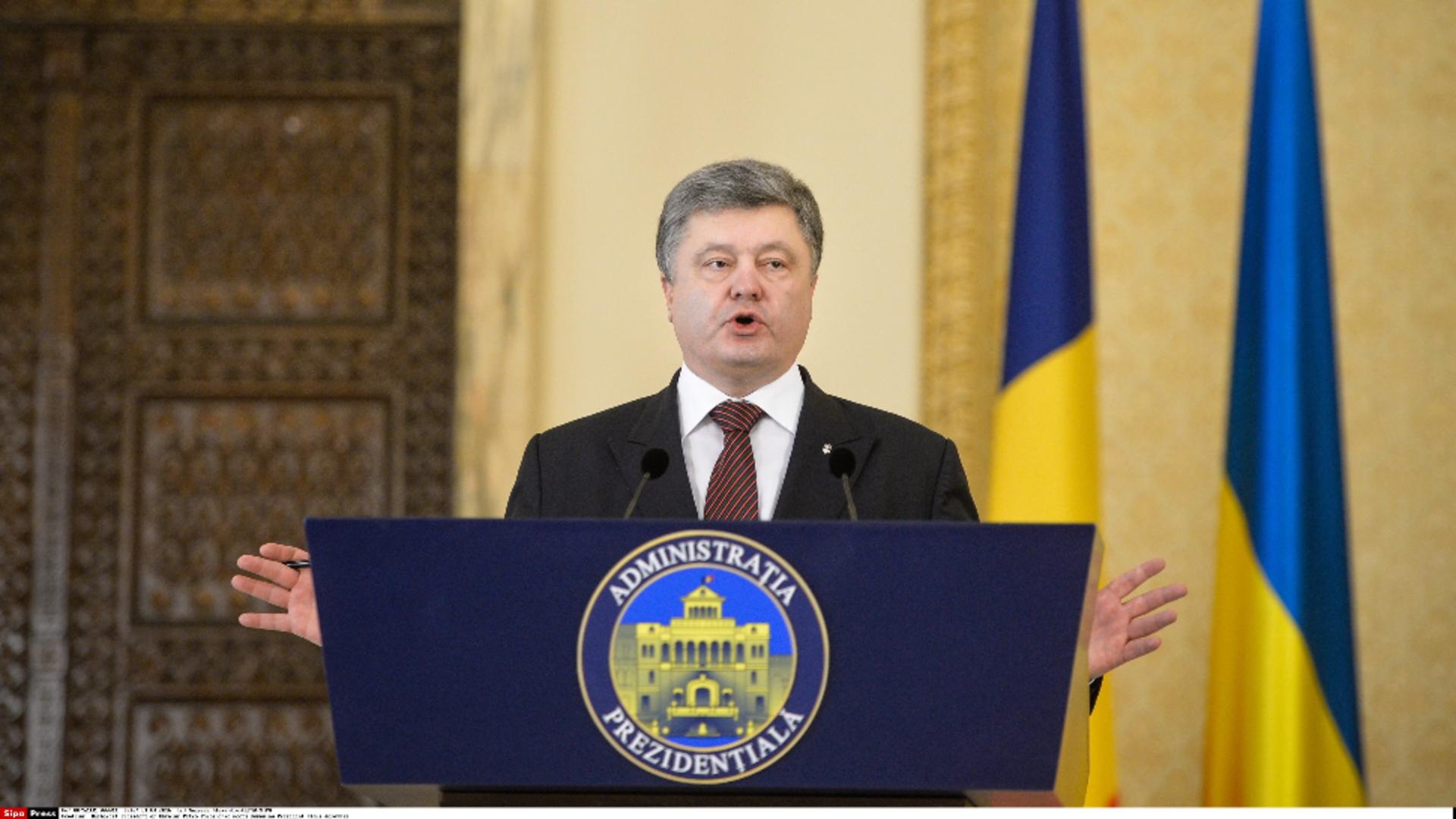 Fostul președinte al Ucrainei Petro Poroşenko / Foto: Profi Media