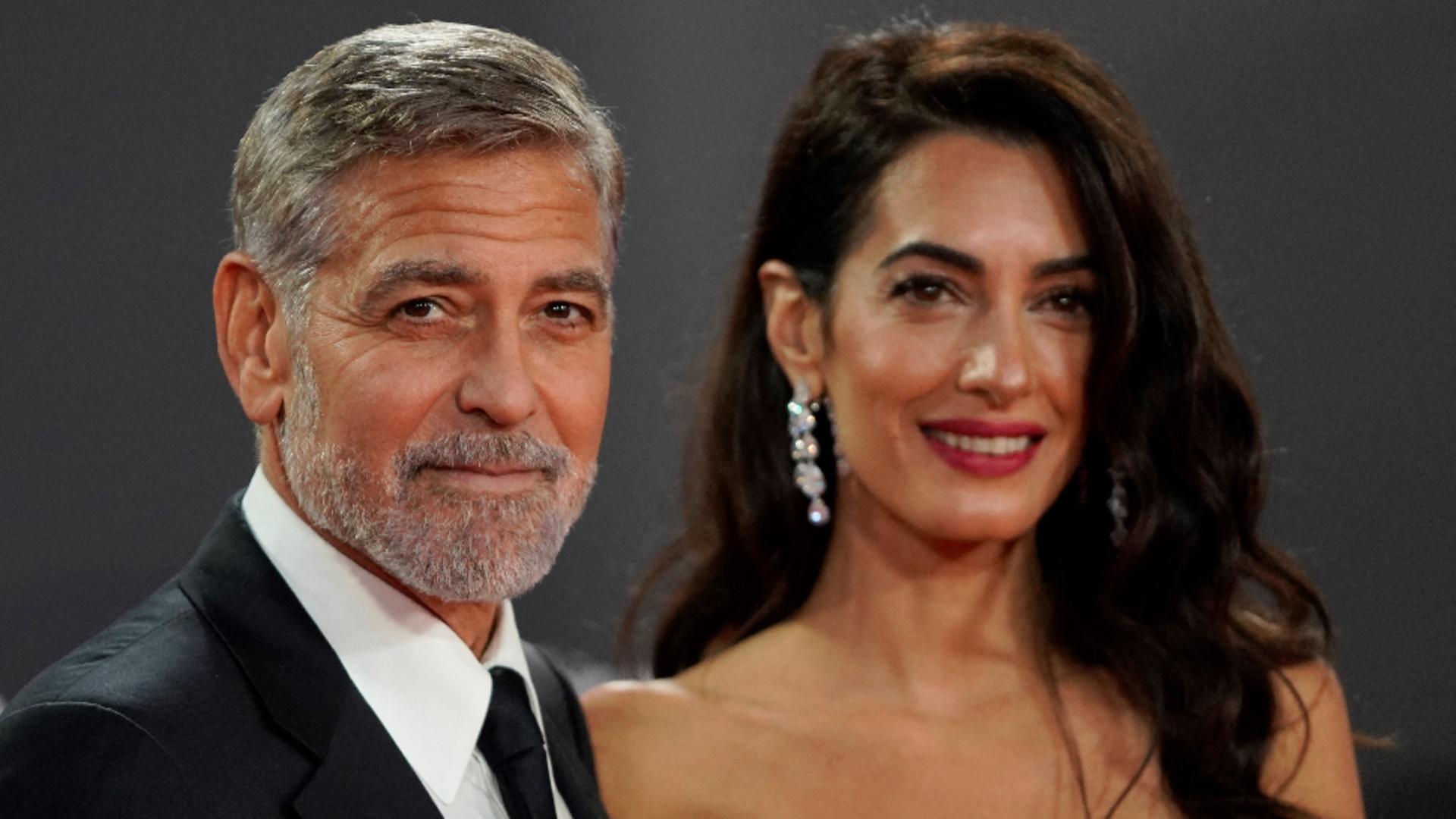Actorul George Clooney și soţia sa / Sursa foto: Profi Media