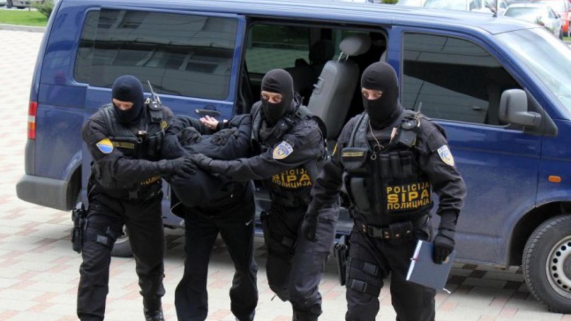 Politia Bosnia FOTO: Twitter