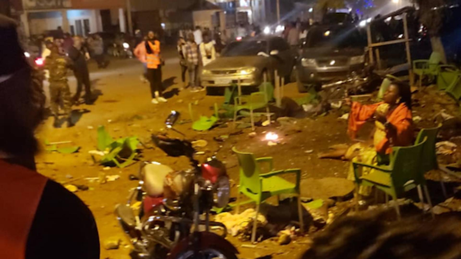 Explozie Congo restaurant FOTO: Twitter