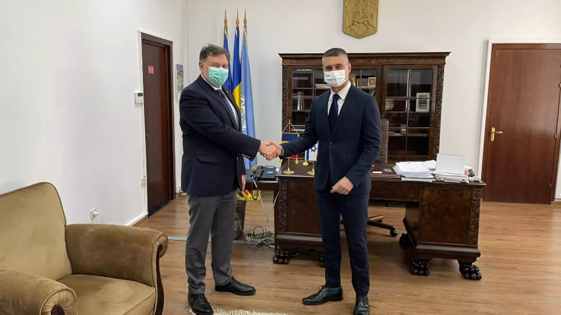 Alexandru Rafila și David Saranga/ Facebook Ministerul Sănătății