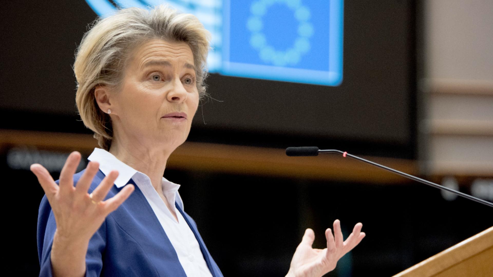 Ursula von der Leyen, președintele Comisiei Europene Foto: Profi Media