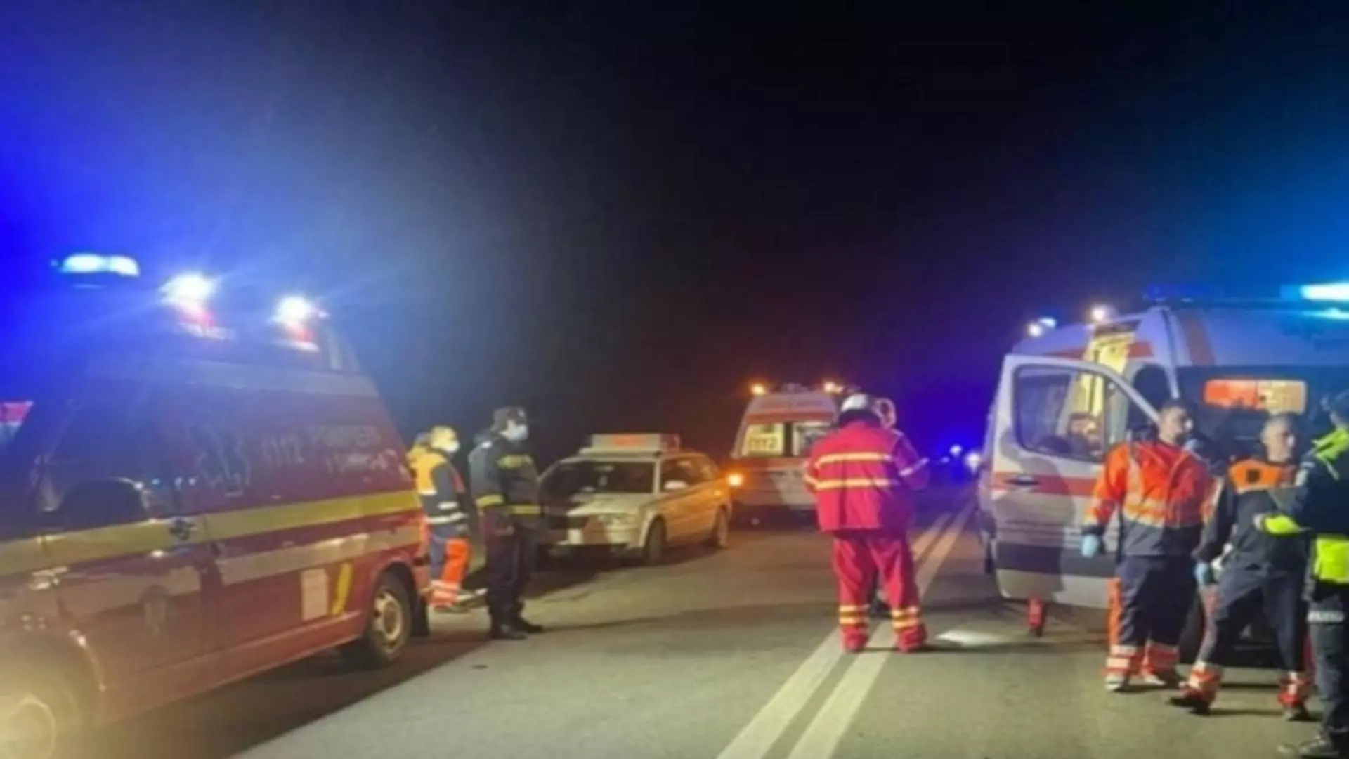 Impact VIOLENT la intrarea în Cristian, jud. Sibiu - 3 VICTIME, una resuscitată
